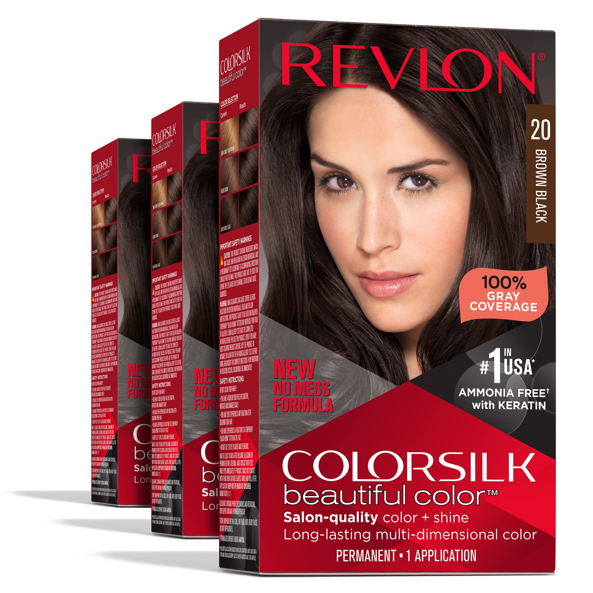 Colorsilk Beautiful Color Permanent Hair Color, Long-Lasting High-Definition  Color, Shine & Silky Softness with