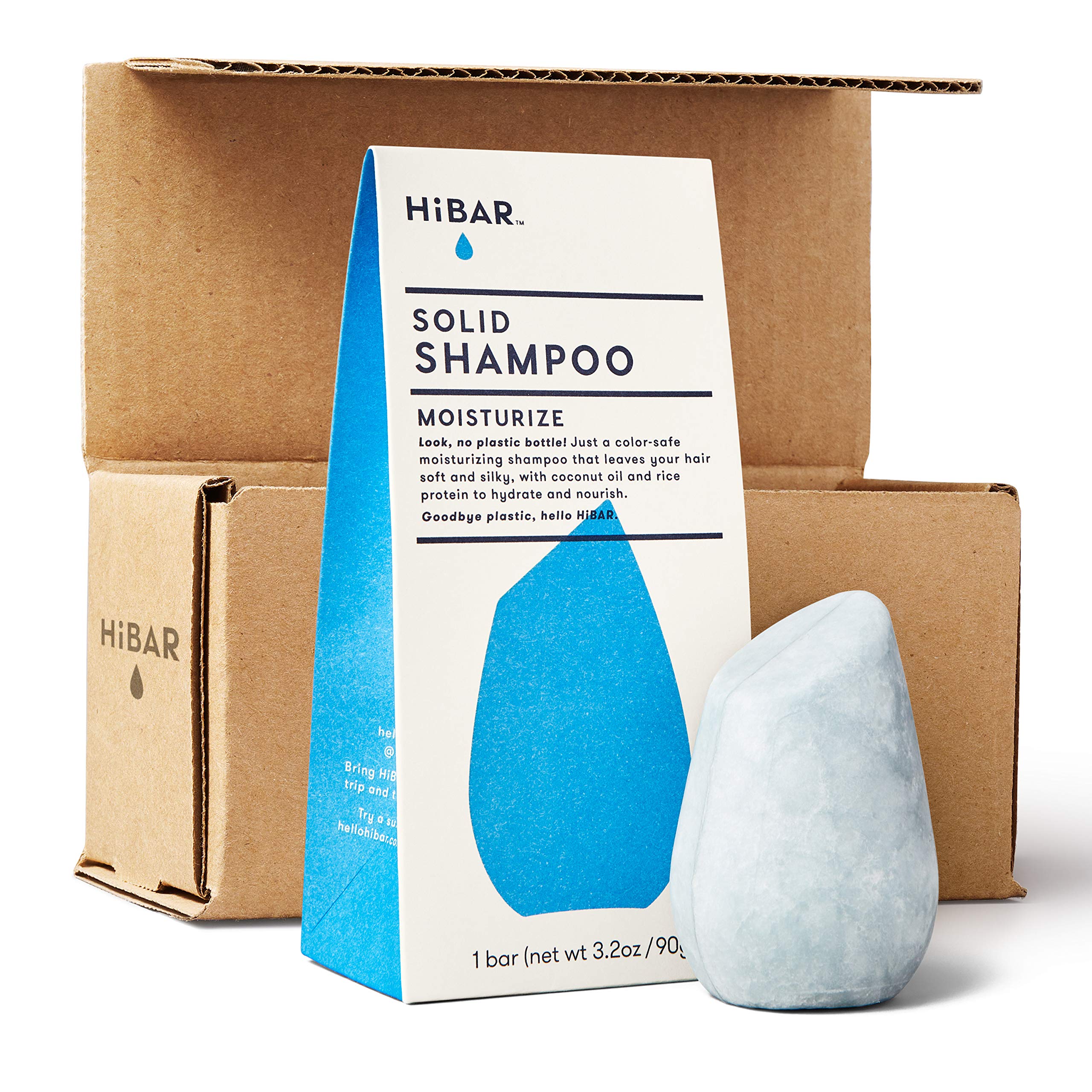 HiBAR Shampoo Bar, All Natural Hair Care, Plastic Free, Made with Eco  Friendly Ingredients, Travel Size,