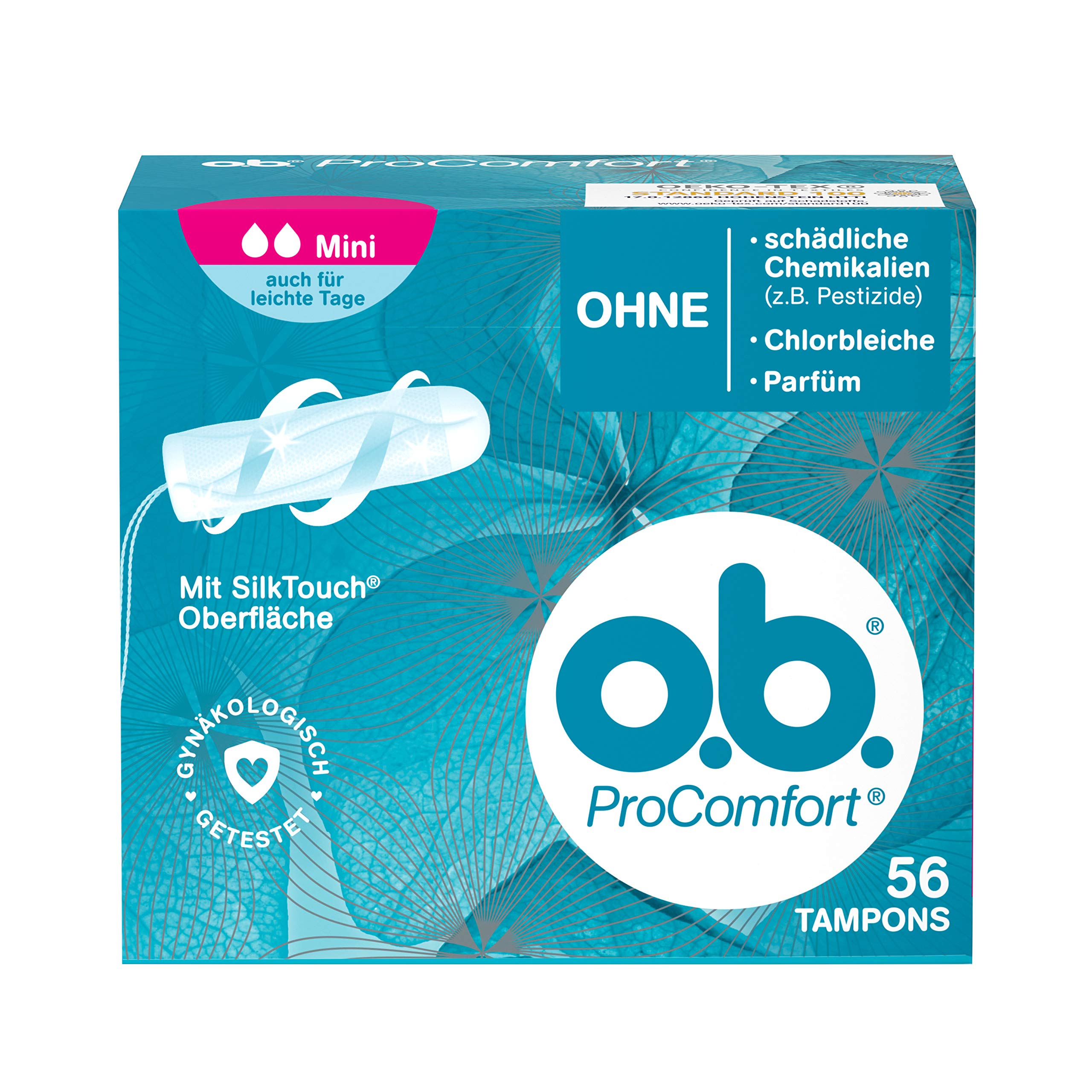 O.B.Tampons Procomfort with Dynamic Fit and Silk Touch Surface 1 x 56 St ck  56