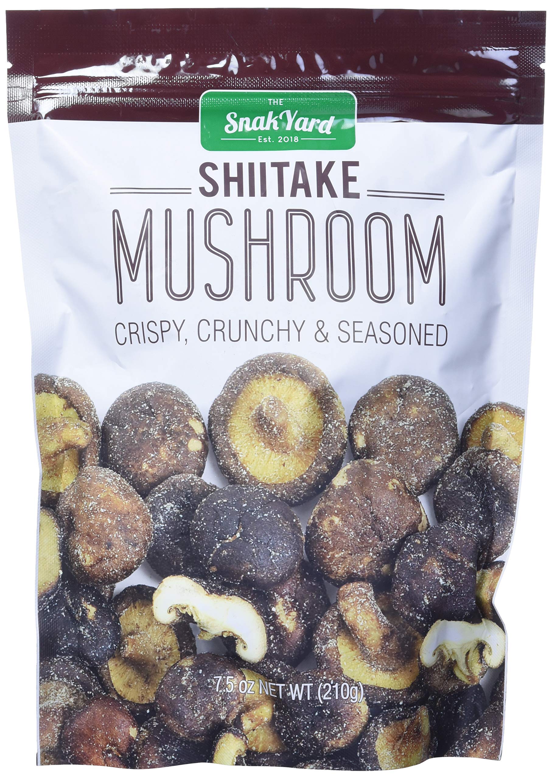 The Snak Yard Shitake Mushroom Crispy and Crunchy - 10.6 oz 