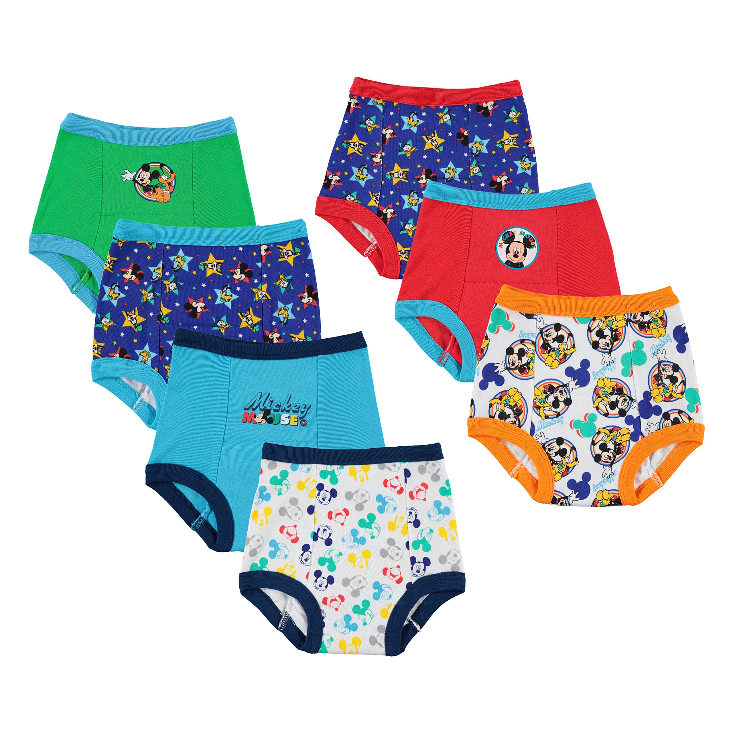 Disney Boys' Toddler Mickey Mouse Potty Training Pants Multipack 3T Mickey  Training 7pk