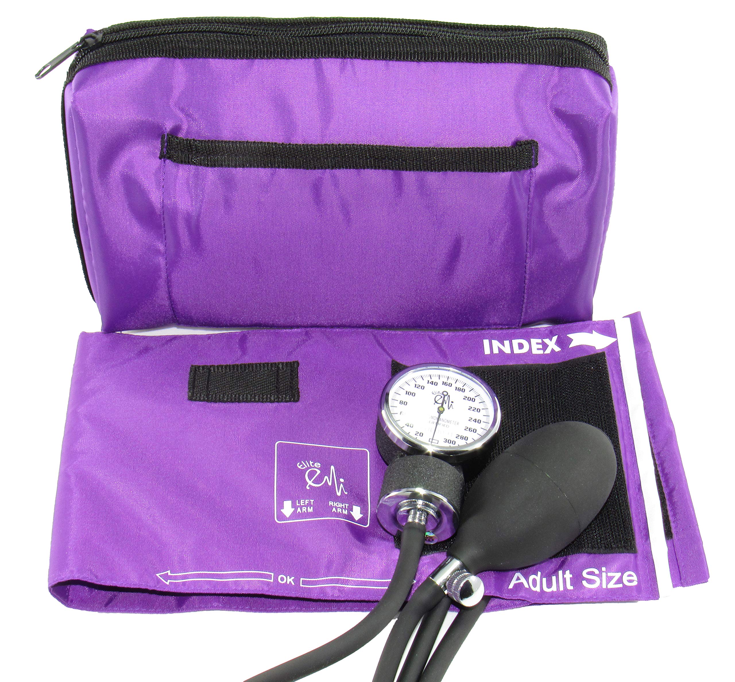 EMI Purple Deluxe Professional Aneroid Sphygmomanometer Manual Blood