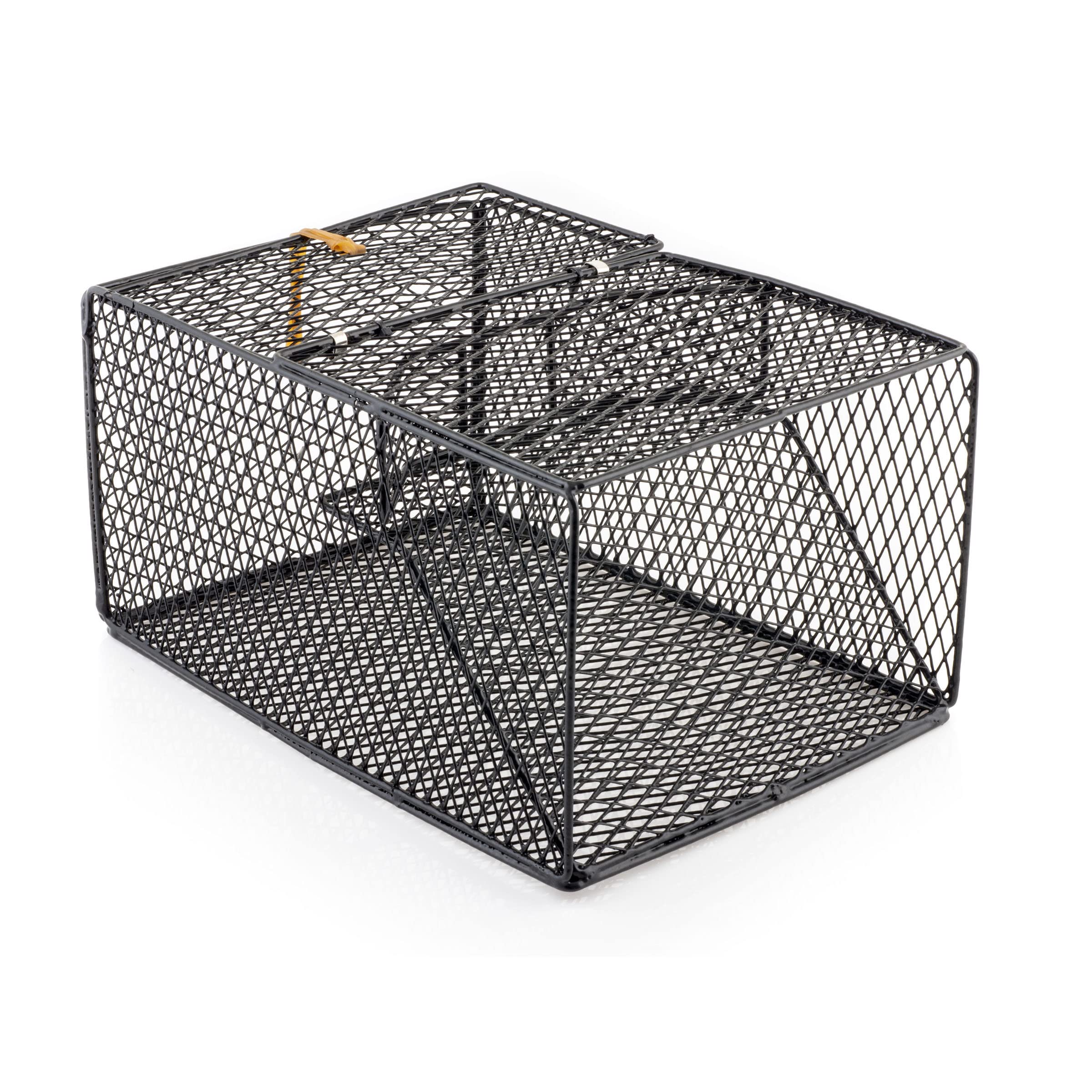 South Bend Wire Crawfish Trap - Square-Shaped, Durable Corrosion Resistant  Cage