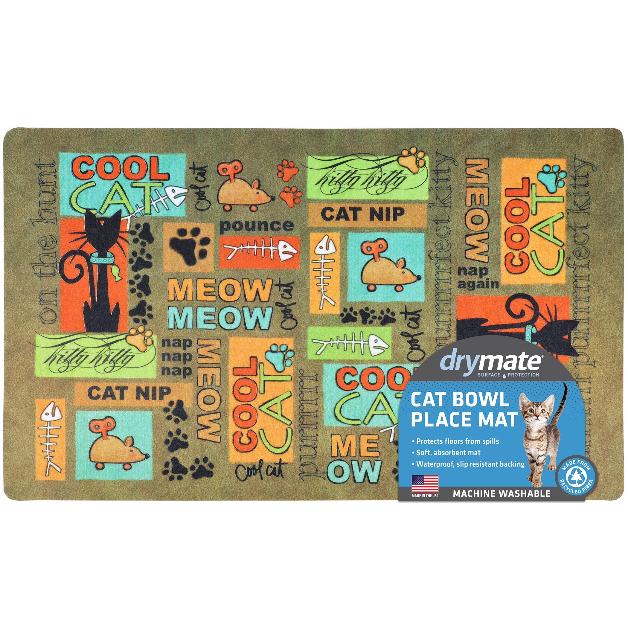 Drymate Pet Bowl Placemats for Dog & Cat - RPM Drymate - Surface Protection  Products for Your Home