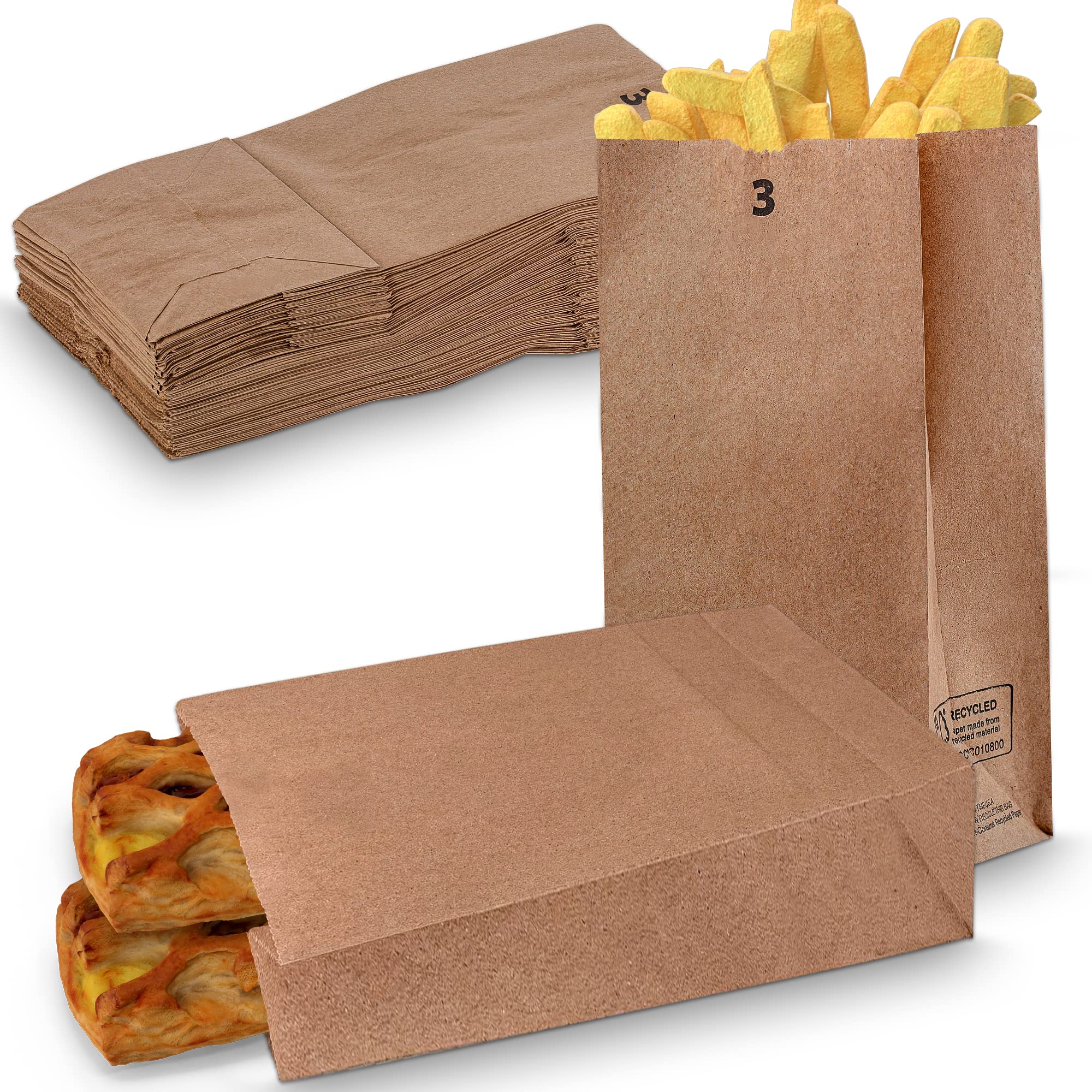 Stock Your Home 6 Lb Kraft Brown Paper Lunch Bags India | Ubuy