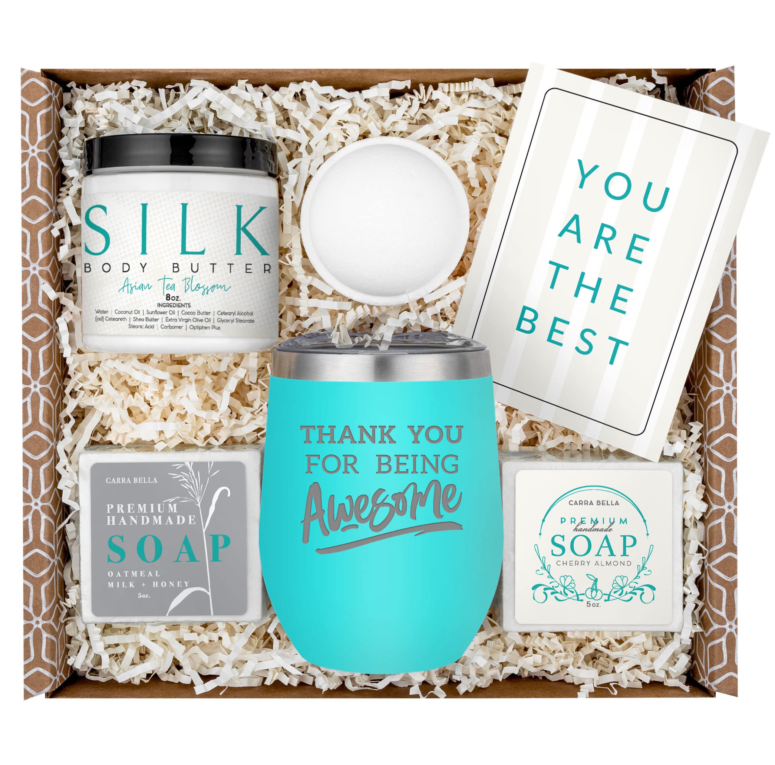 Relaxing Spa Gift Basket for Women Unique Gifts for Her Best Friend Mom  Sister Wife Gratitude Gift Personalized Care Package for Women Gift Set  Encouragement Box for Female Friend