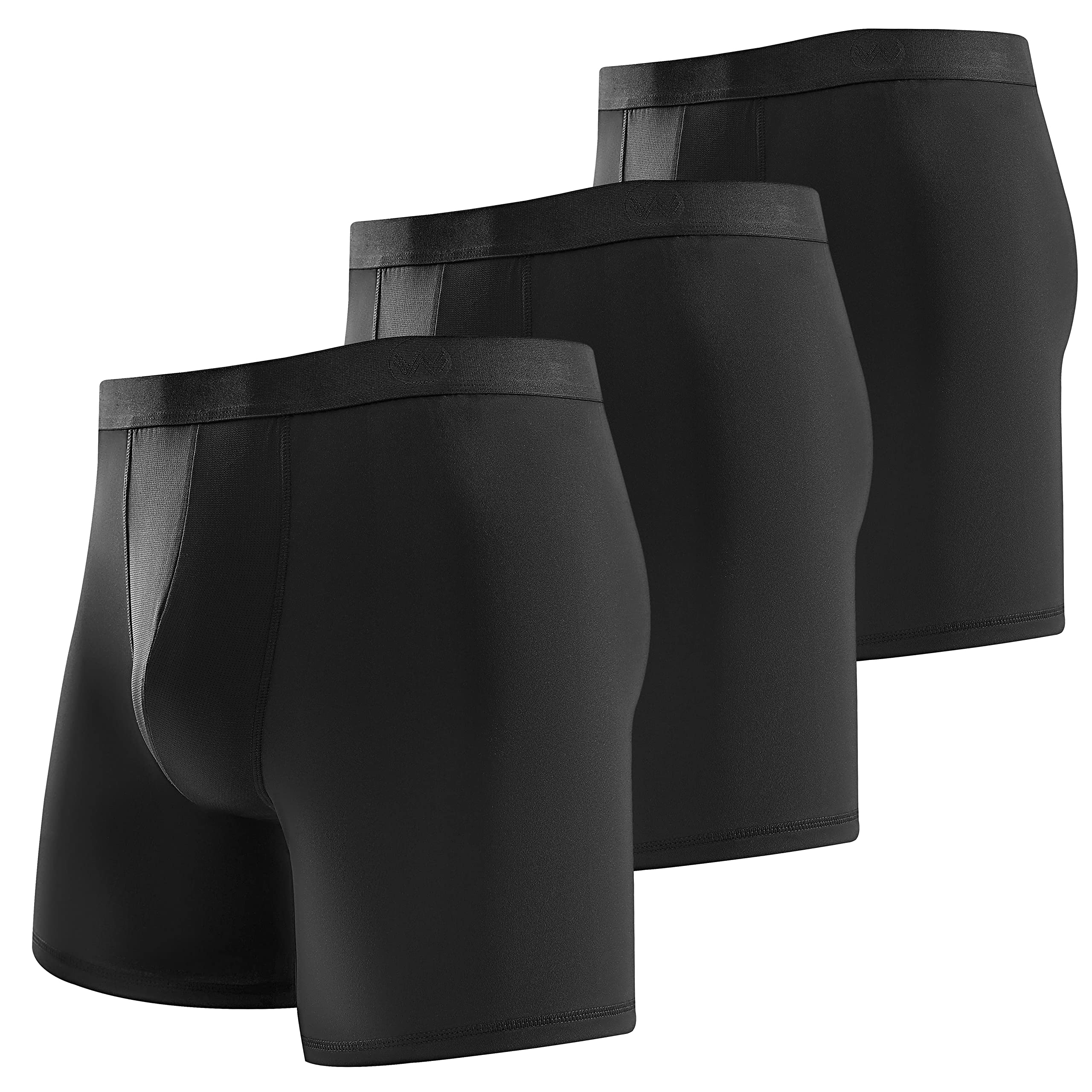 WANDER Mens Sport Underwear 3-Pack for Men Performance 6-inch