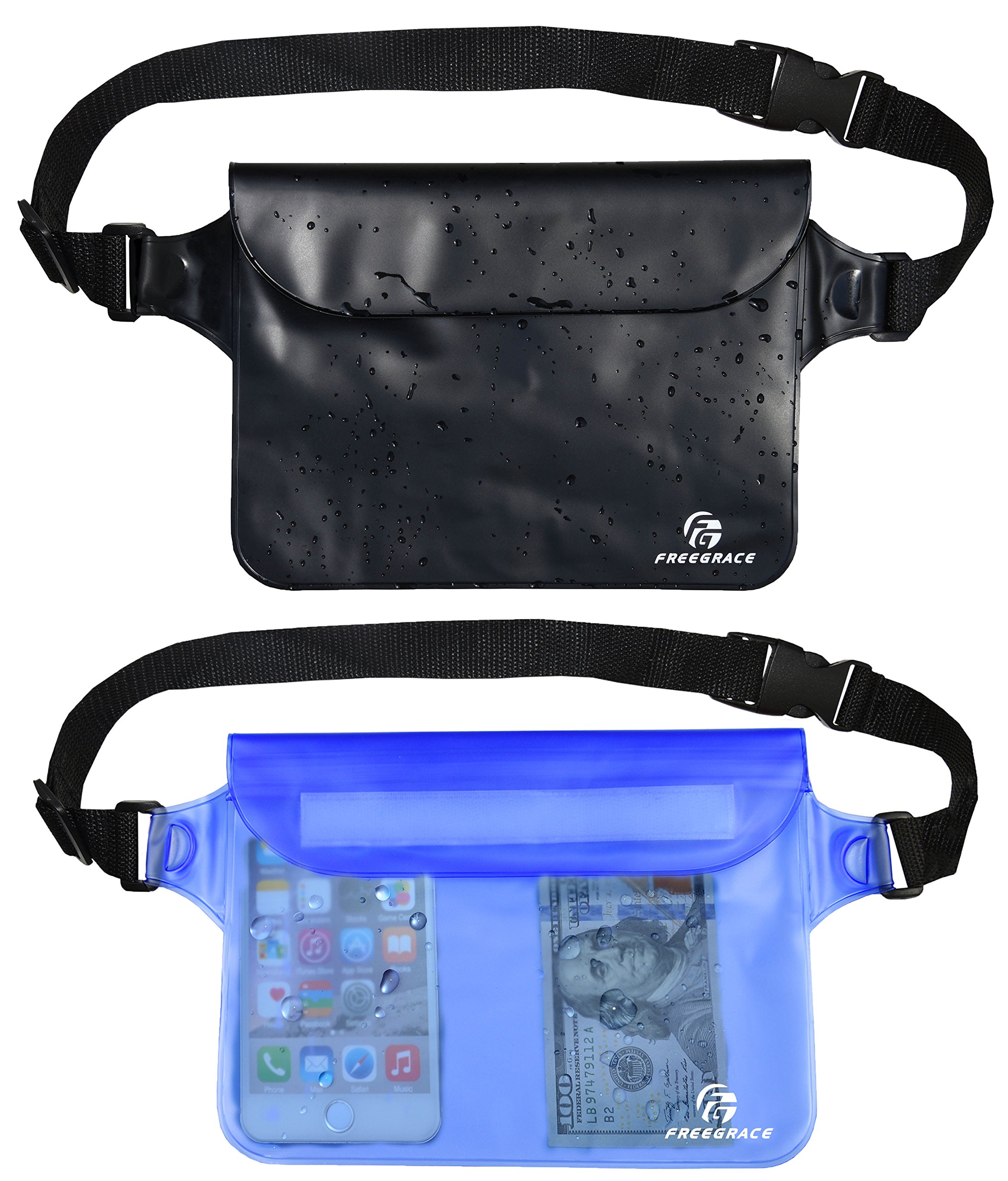Freegrace Waterproof Pouches with Waist Strap / Pouch Case Bundle Set ...