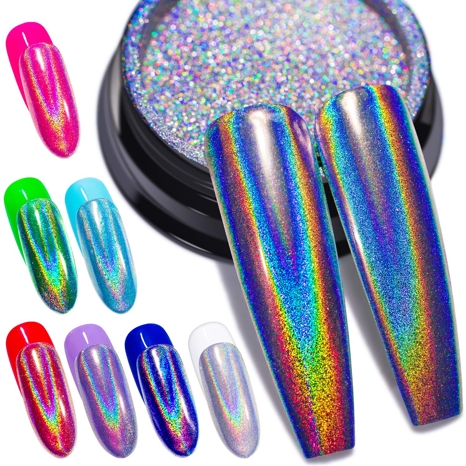 Violet Sky Holographic - Nail Powder | Sistaco