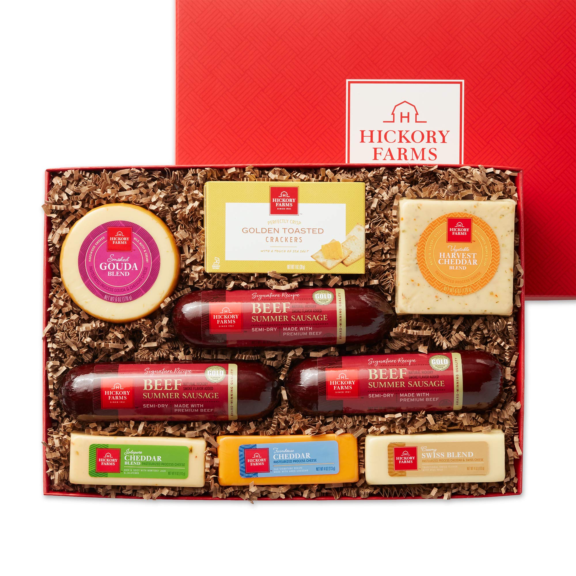 Gluten Free Gift Box with Meat & Cheese | Gluten Free Gift Basket | Gluten Free Food Gifts | Hickory Farms