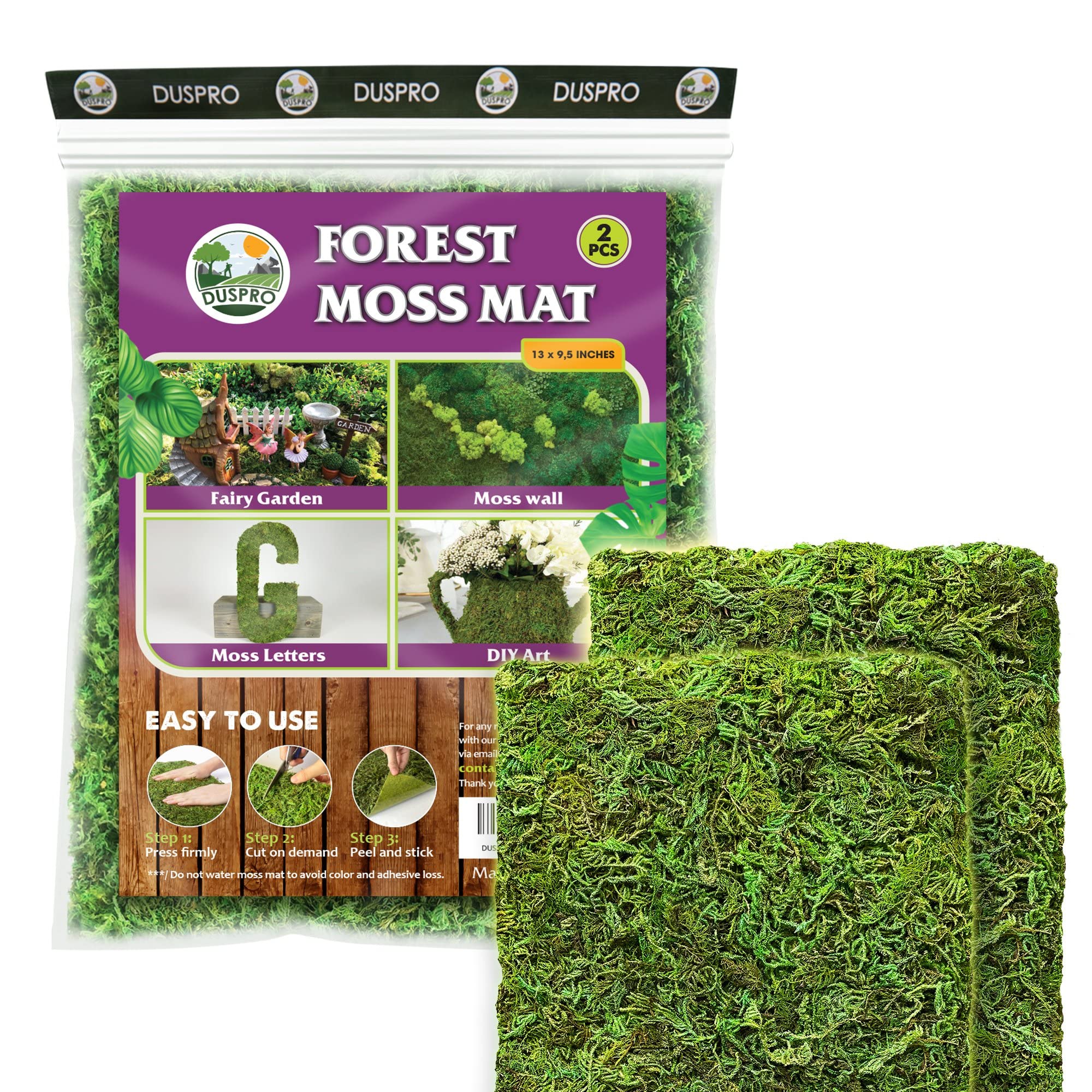 Green Moss for Crafts, Artificial Moss for Potted Plants, Decorative Moss  for