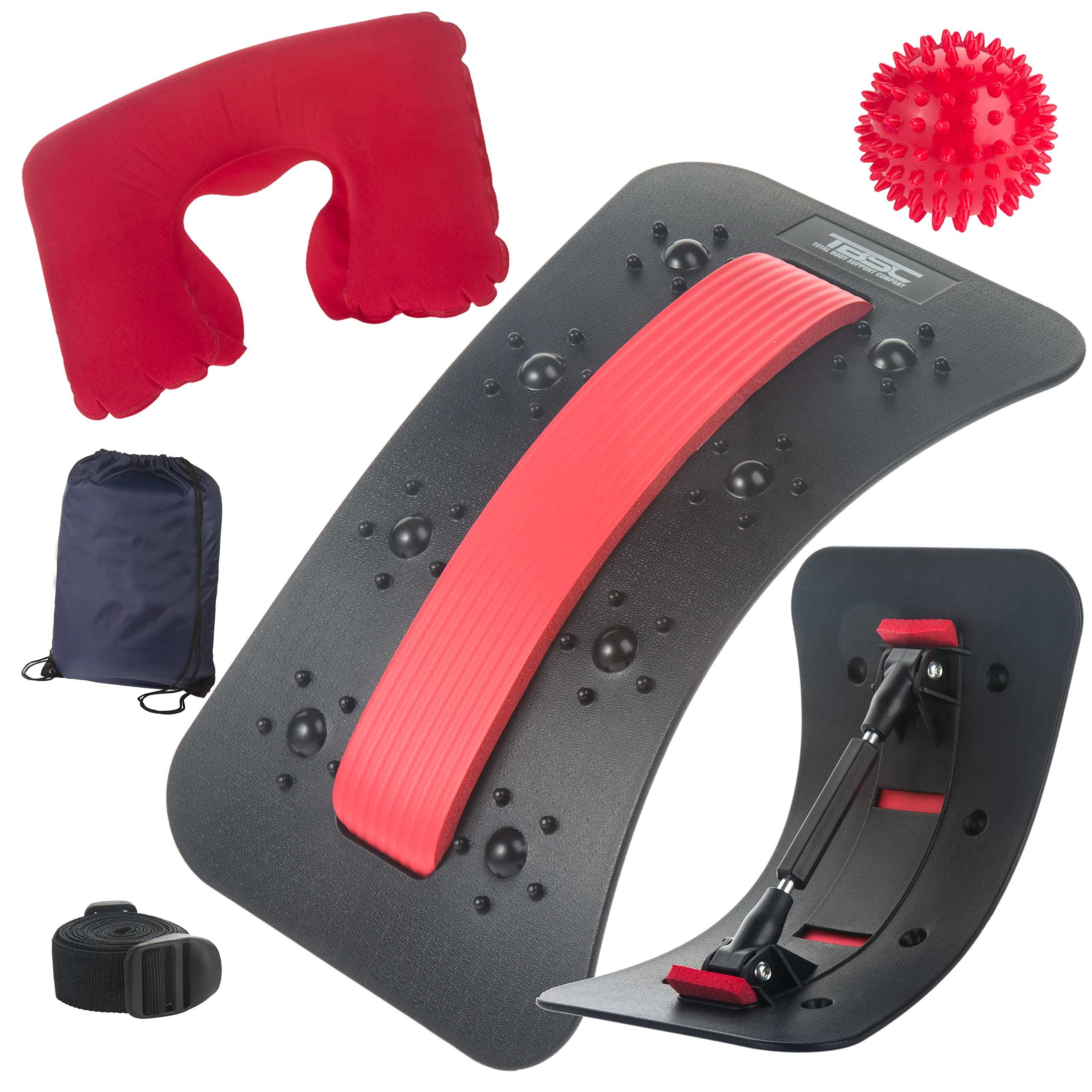 Inflatable Lumbar Support Massage Pillows - for Back Pain Relief