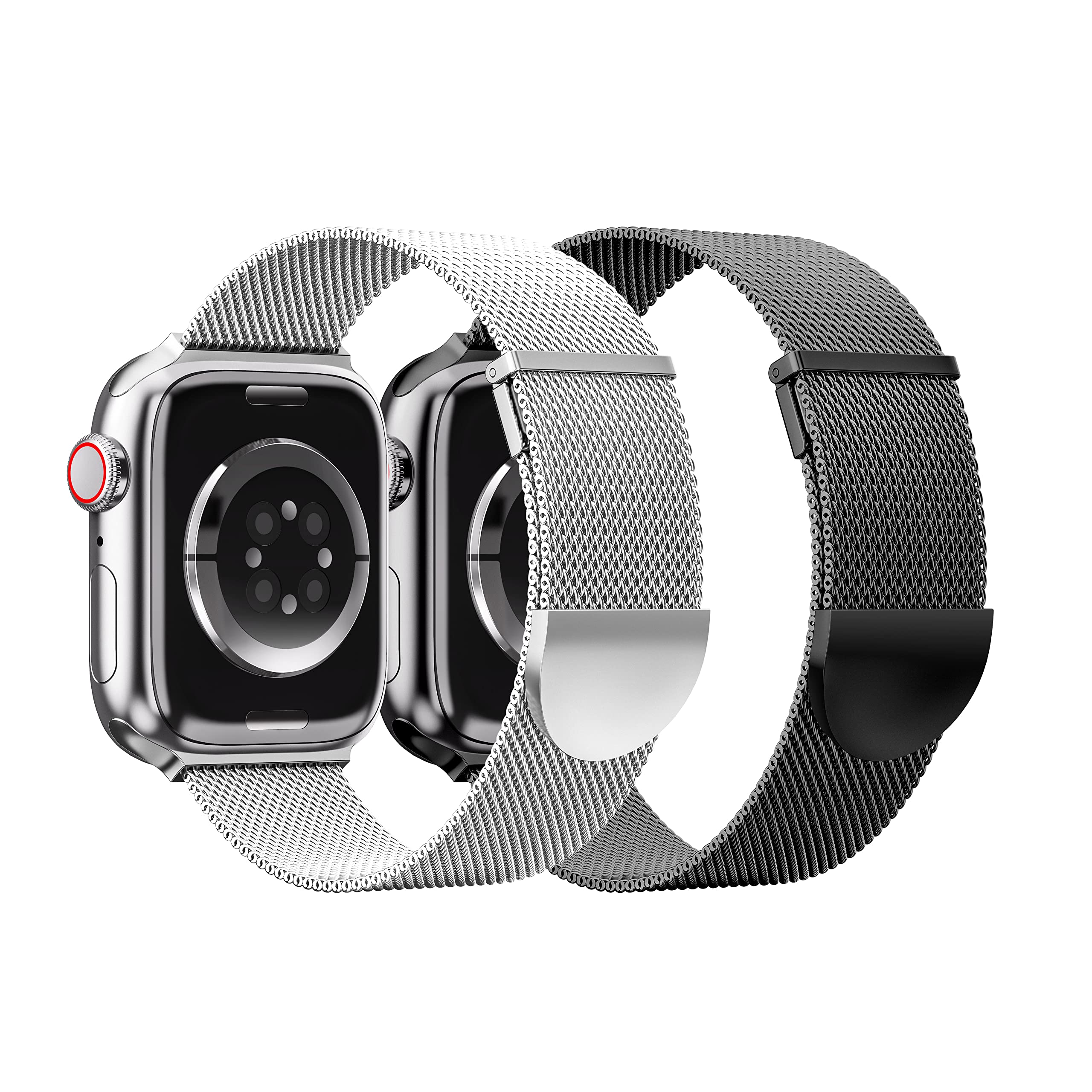 Magnetic Metal Loop Watch Band wrist Strap For Apple Watch Series 9 8 7 41/ 45mm