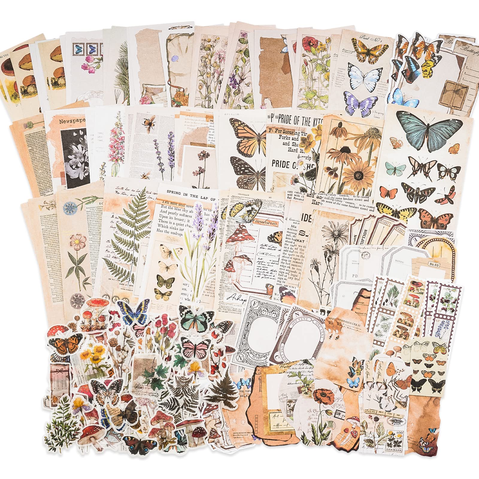 6 Sheets of Journal Stickers. Journaling Stickers, Scrapbook Supplies,  Paper Stickers, Stationery, Journaling Supplies 