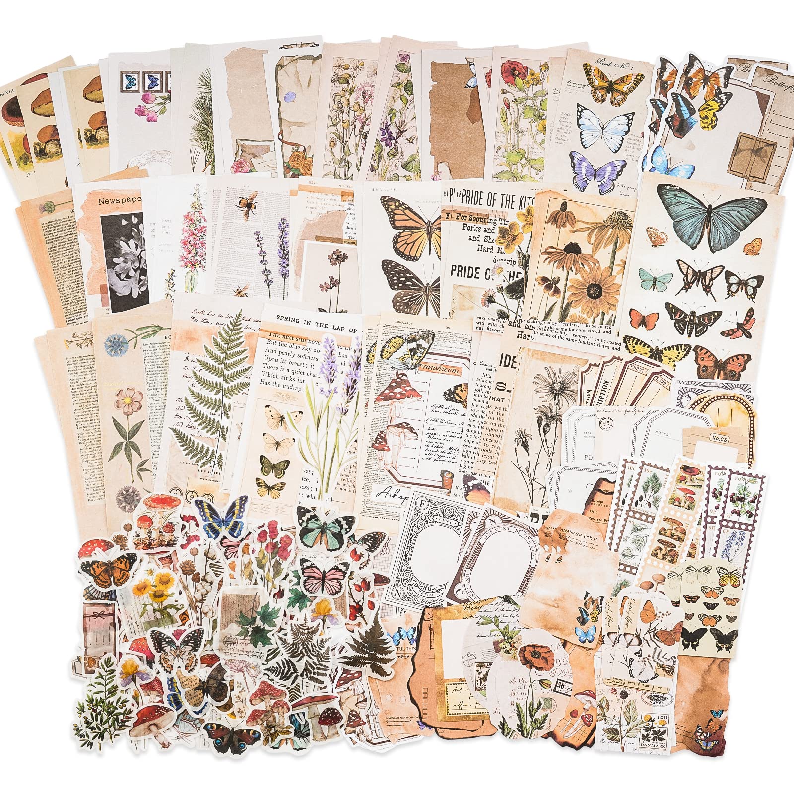 360 Pieces Washi Stickers For Journaling 4 Set Aesthetic Stickers