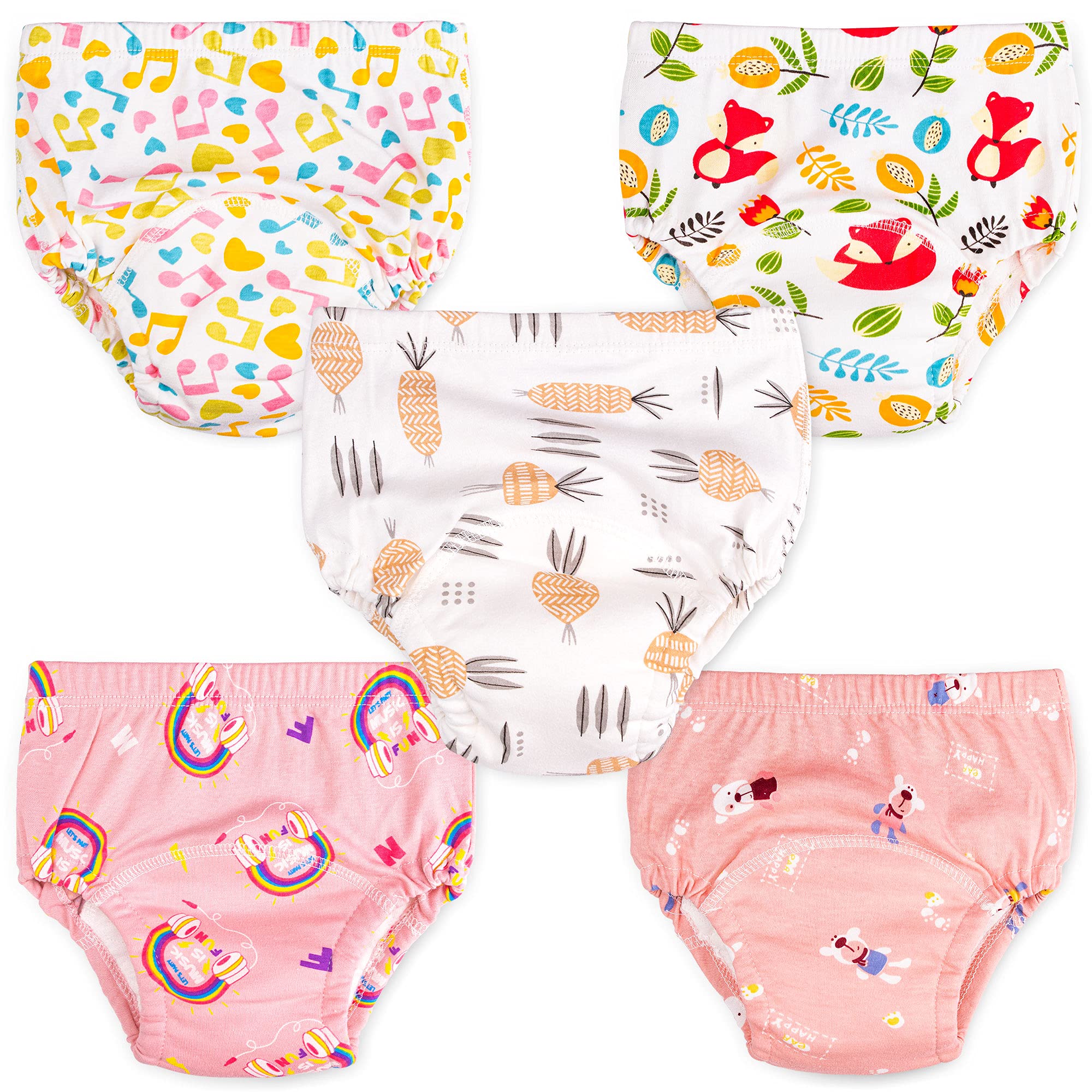 Potty Training Underwear for Girls Toddler Training Underwear Girls Potty Training  Underwear for Girls Potty Training Pants 4t-5t Girls Training Underwear  Potty Training Underwear Girls Washable : : Baby