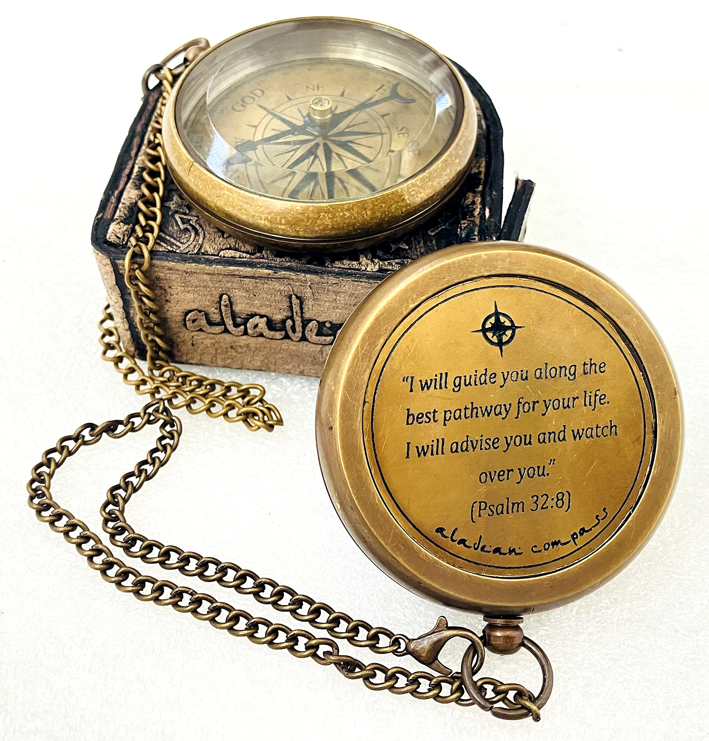 compass Baptism Gifts for Boys, Christian Gifts for Men , Catholic Gifts