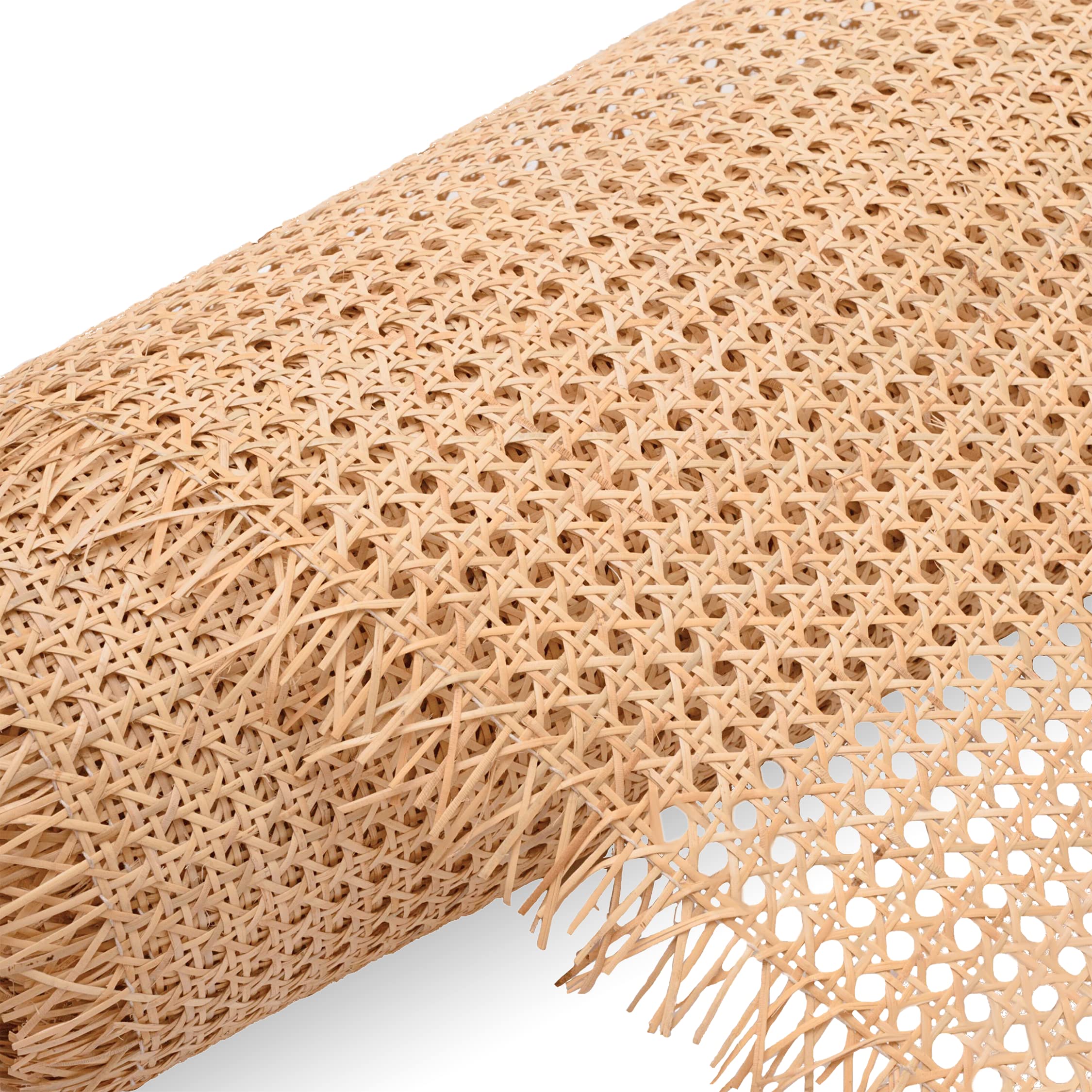 CLAYNIX 18 Width Rattan Webbing for Caning Projects Natural Pre
