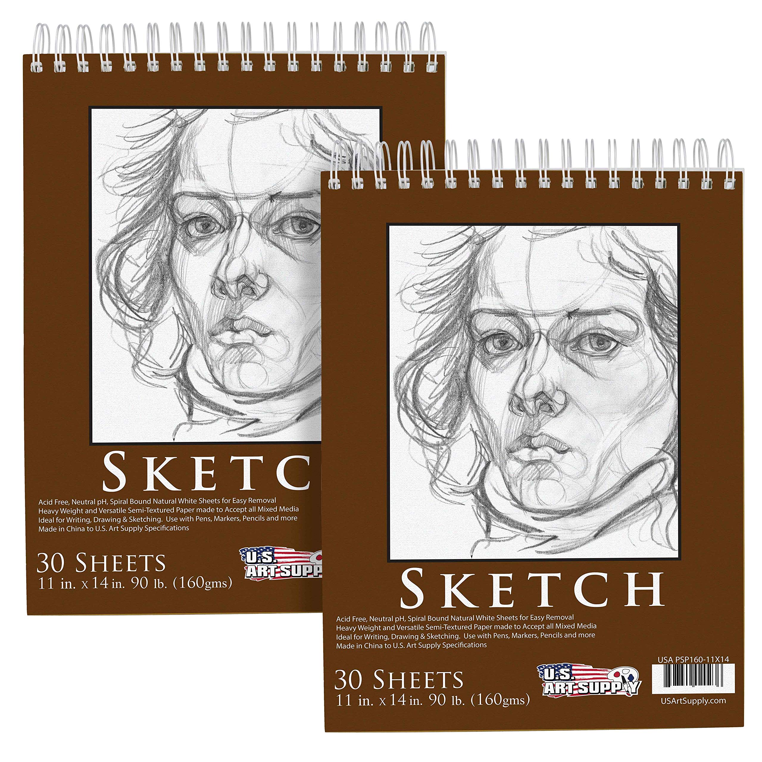 Ohuhu Marker Pads Art Sketchbooks for Markers, 6.9-inch x 6.5-Inch