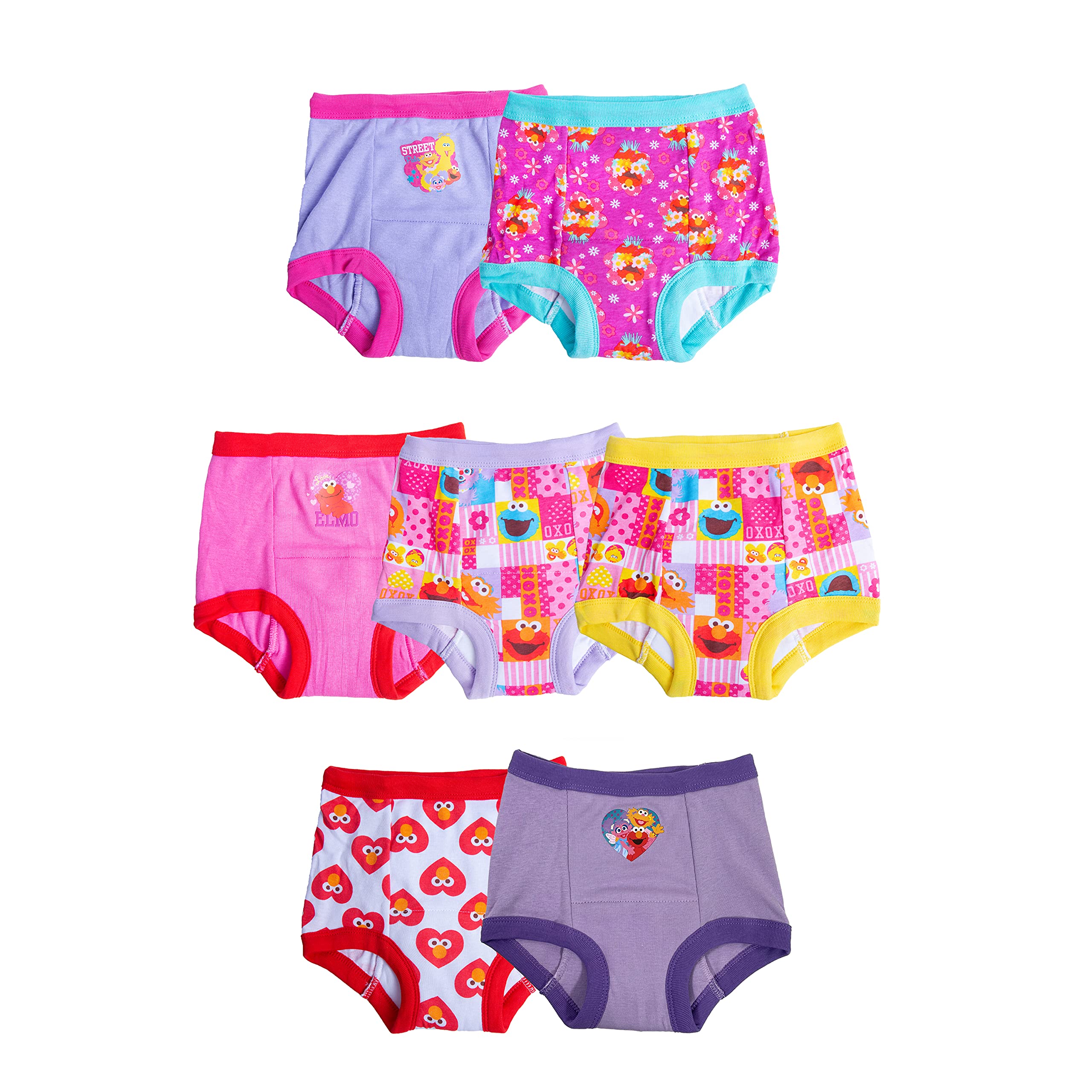 Sesame Street unisex- baby Potty Training Pants Multipack 3T