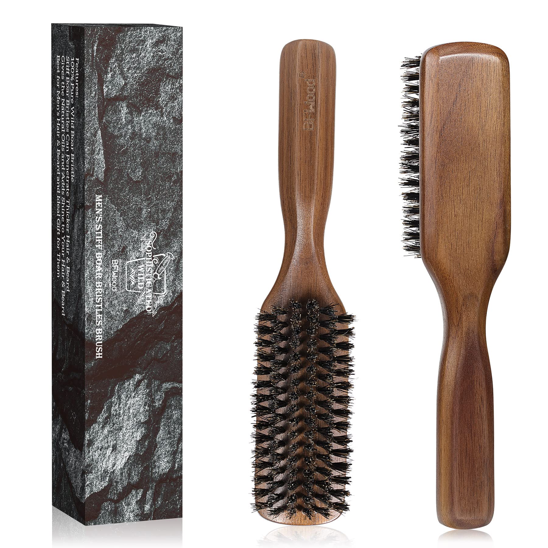 Discounted Pure 1st Cut Boar Bristle and Pearwood Hairbrush made