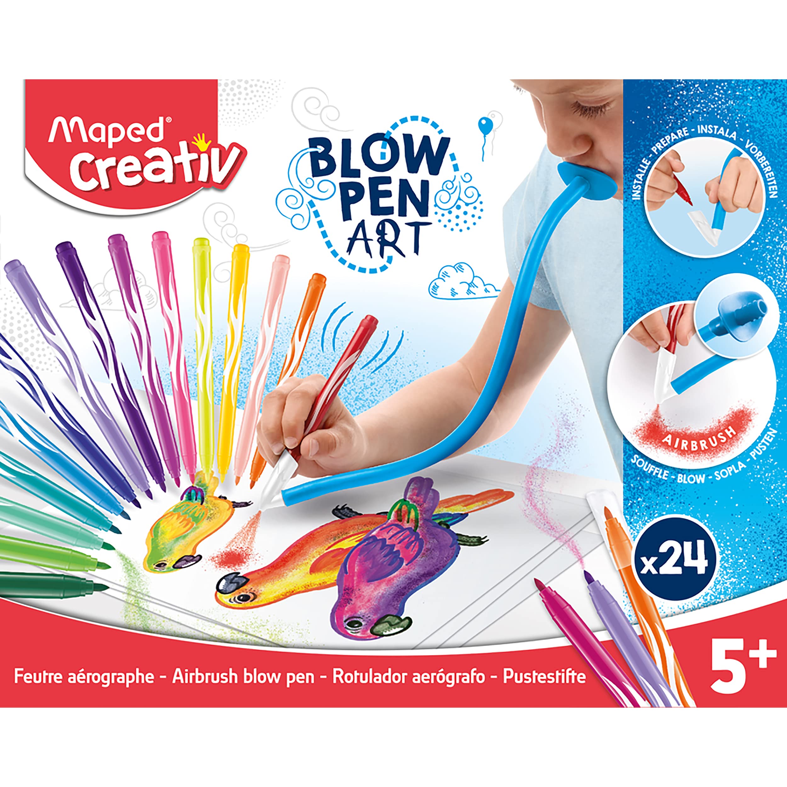 MAPED CREATIV Creative Skill Set, MAPED CREATIV, Early age, finger paints  