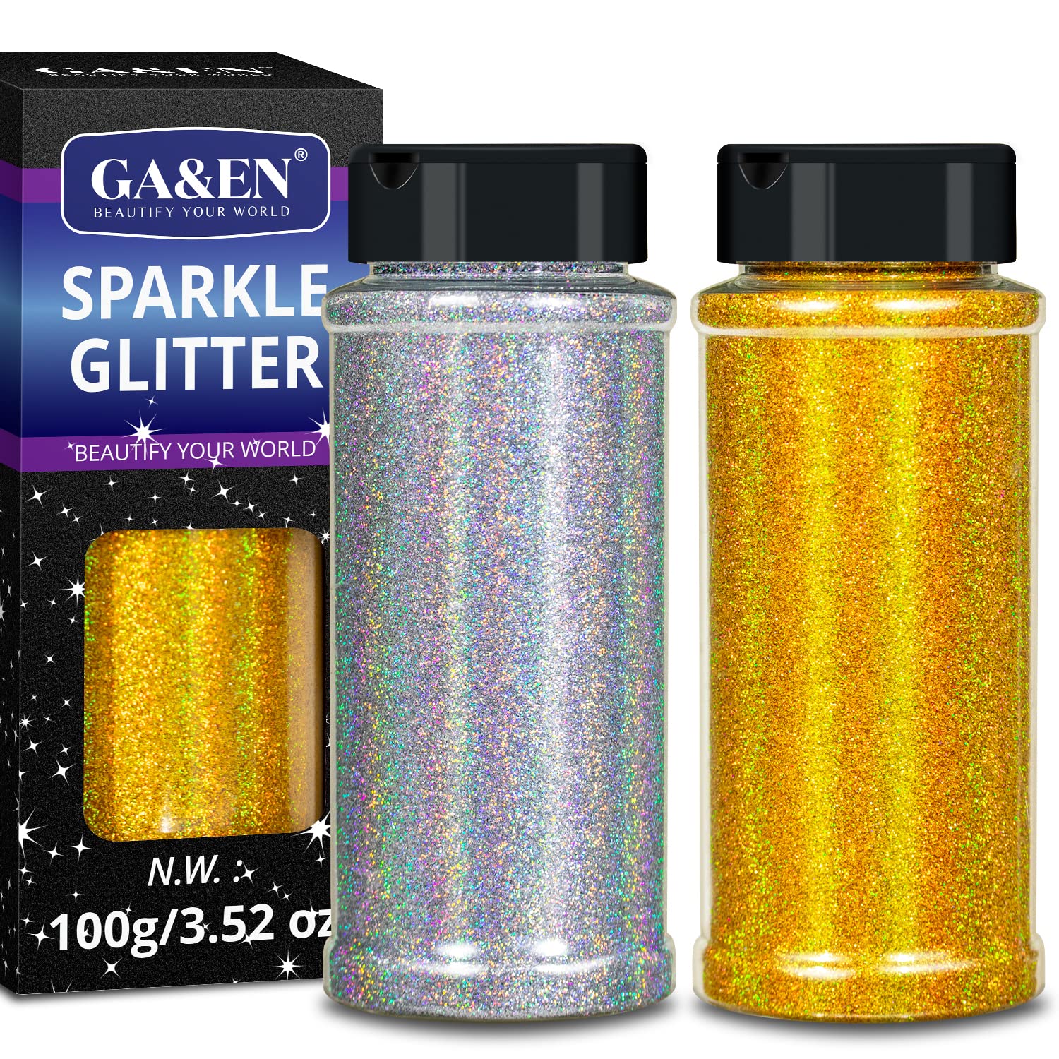 Holographic Iridescent Resin Extra Fine Glitter