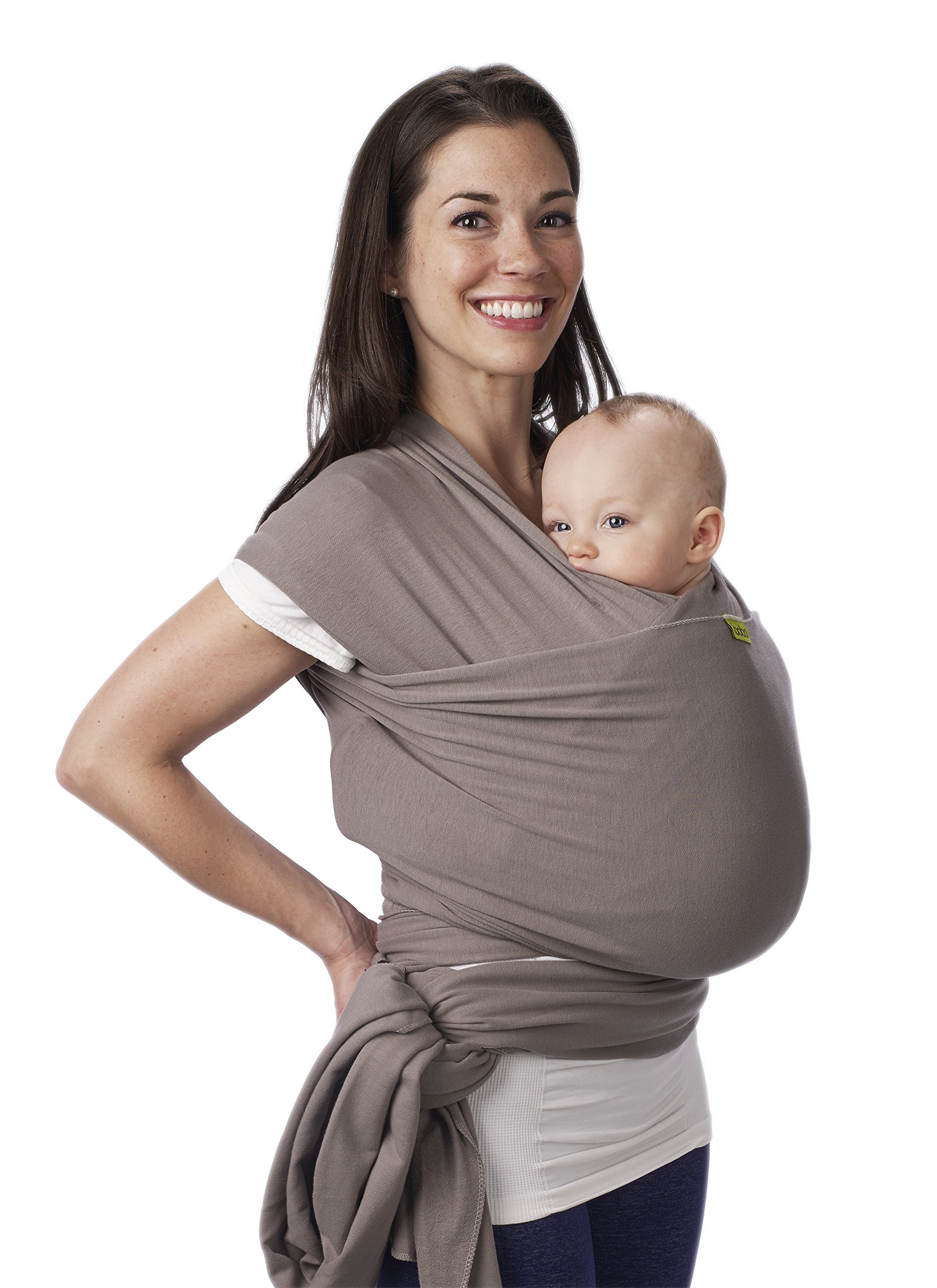 Boba Wrap Baby Carrier - Original Stretchy Infant Sling, Perfect for  Newborn Babies and Children up to 35 lbs (Grey) Grey Wrap