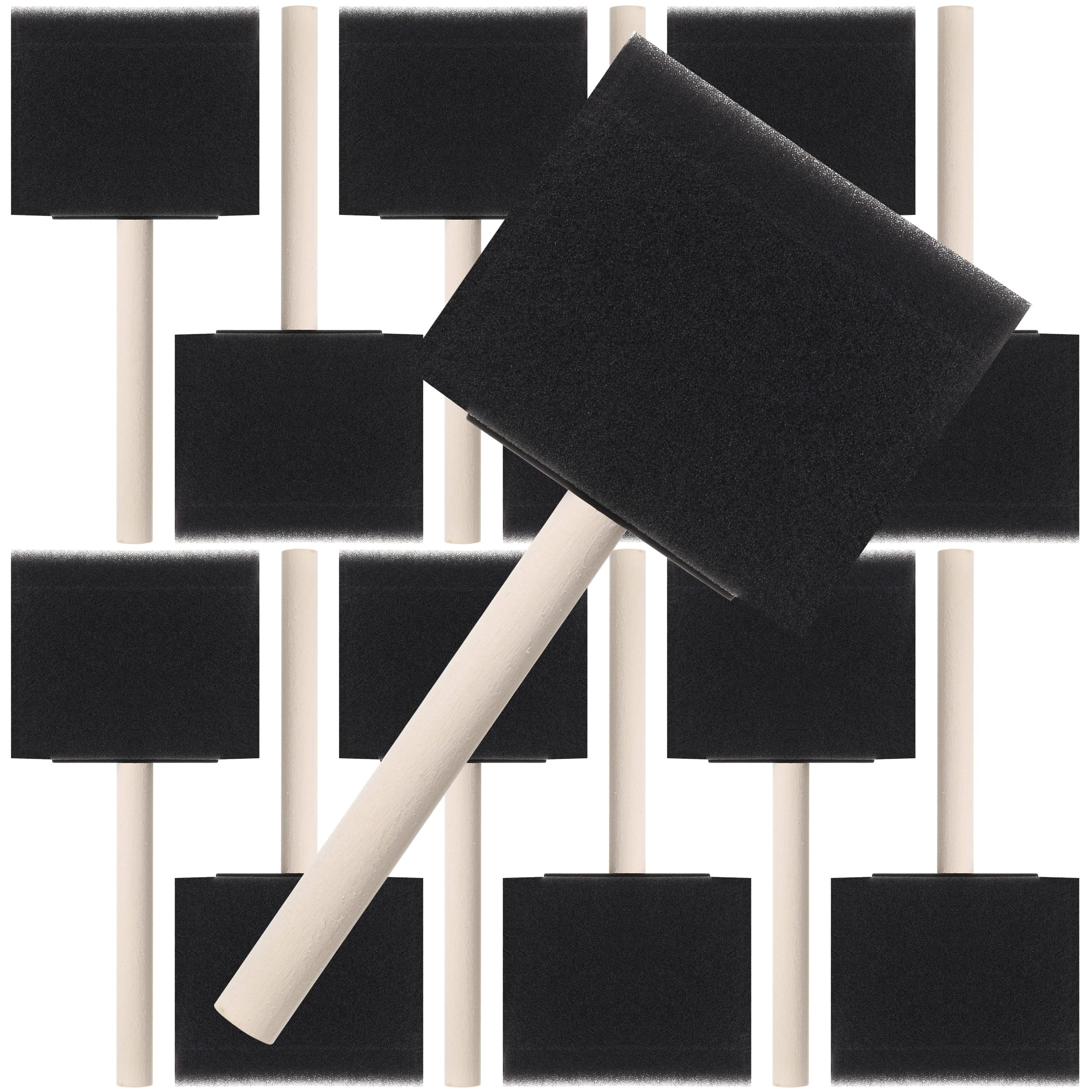 Foam Paint Brushes, Sponge Brushes, Sponge Paint Brush, Foam Brushes, Foam  Brushes for Painting, Foam Brushes for Staining Paint Sponges Foam Brush