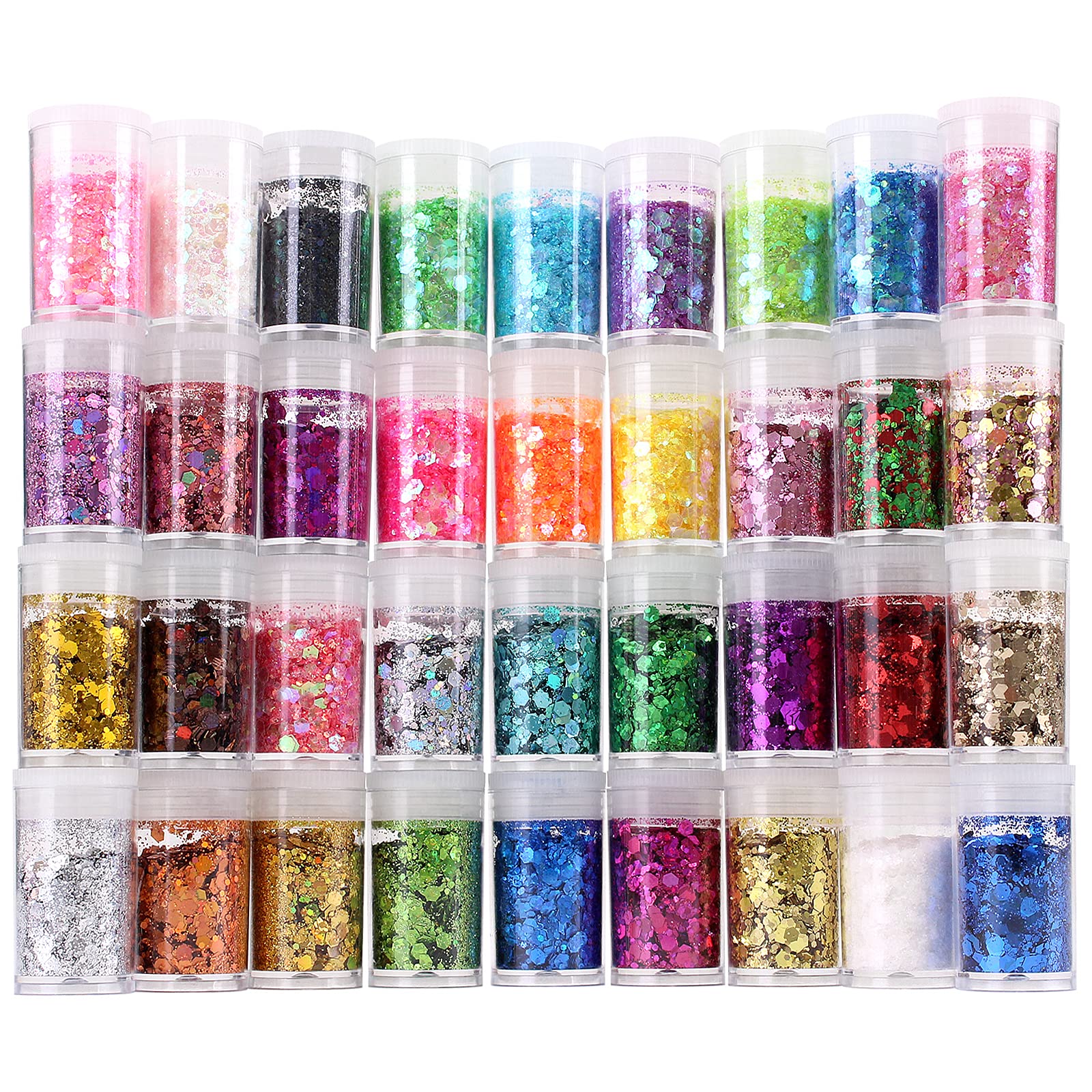 Cosmetic Grade Glitter, 150g Holographic Glitter for Nail Eye Face Body  Hair, Multi Purpose Metallic Fine Glitters for Body Makeup, Halloween  Holiday