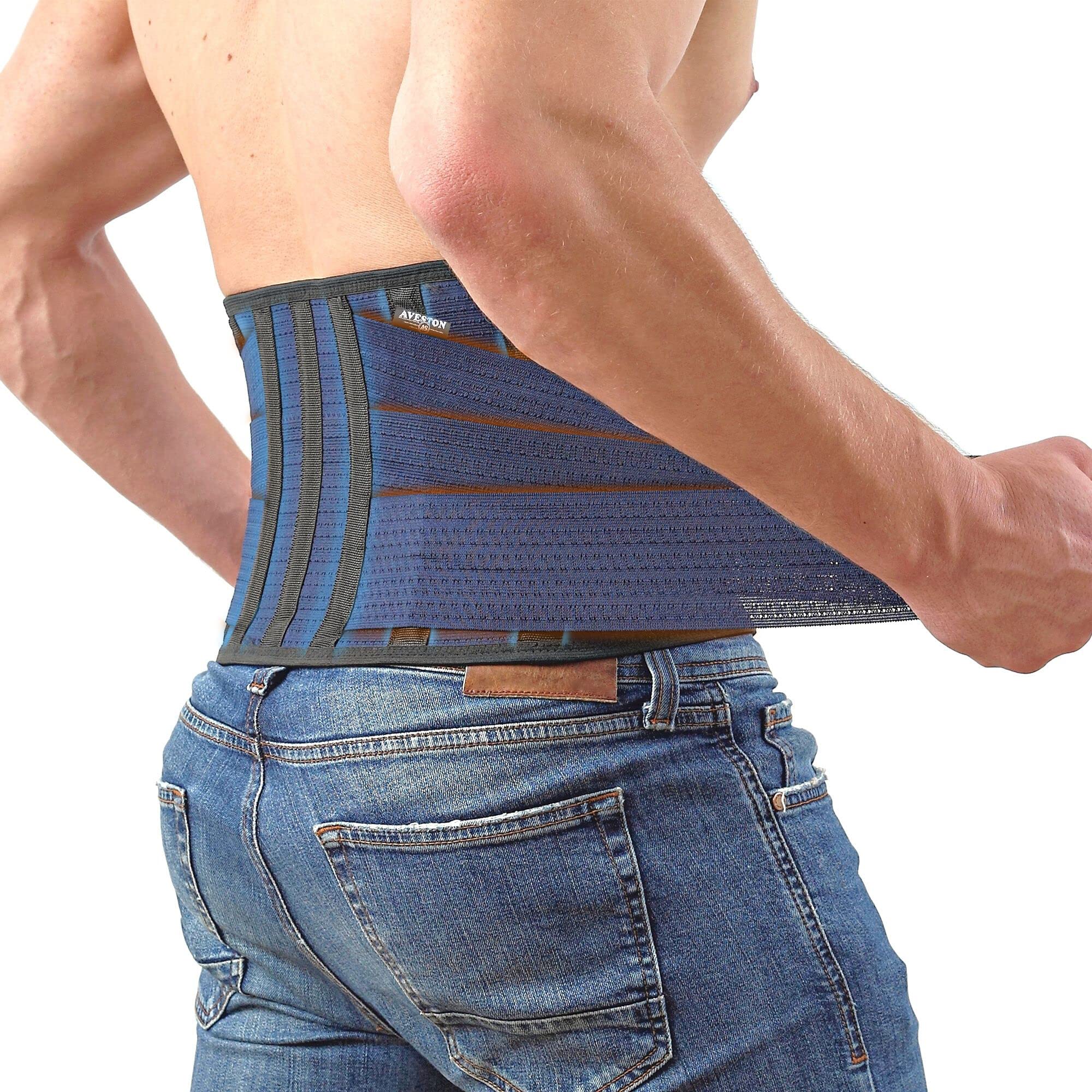 Abdominal Belt Waist Support Compression Lumbar Brace for Men