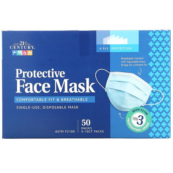 Protective Face Mask - Single Pack Masks