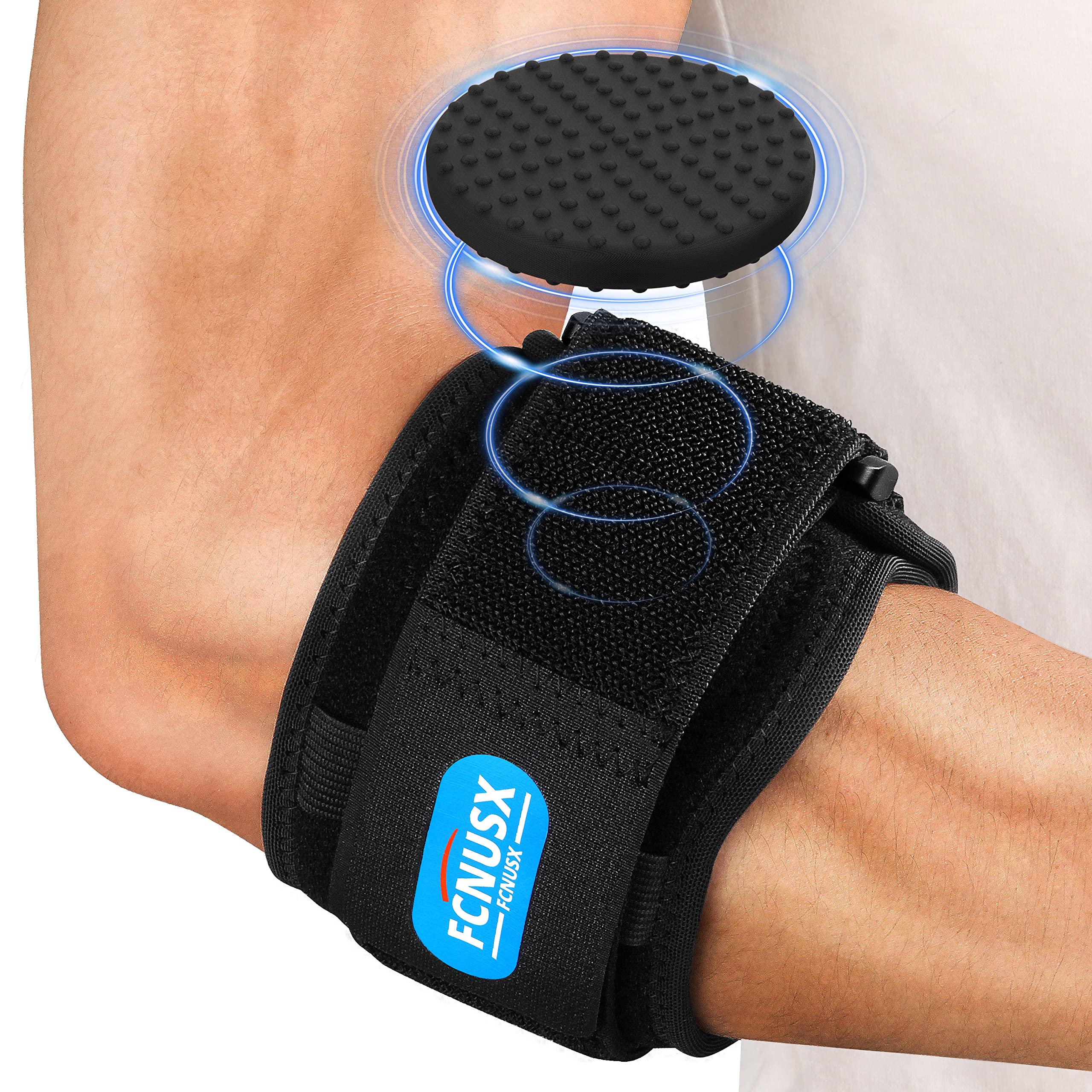 FCNUSX Elbow Brace for Tendonitis & Tennis Elbow, Arm Strap for