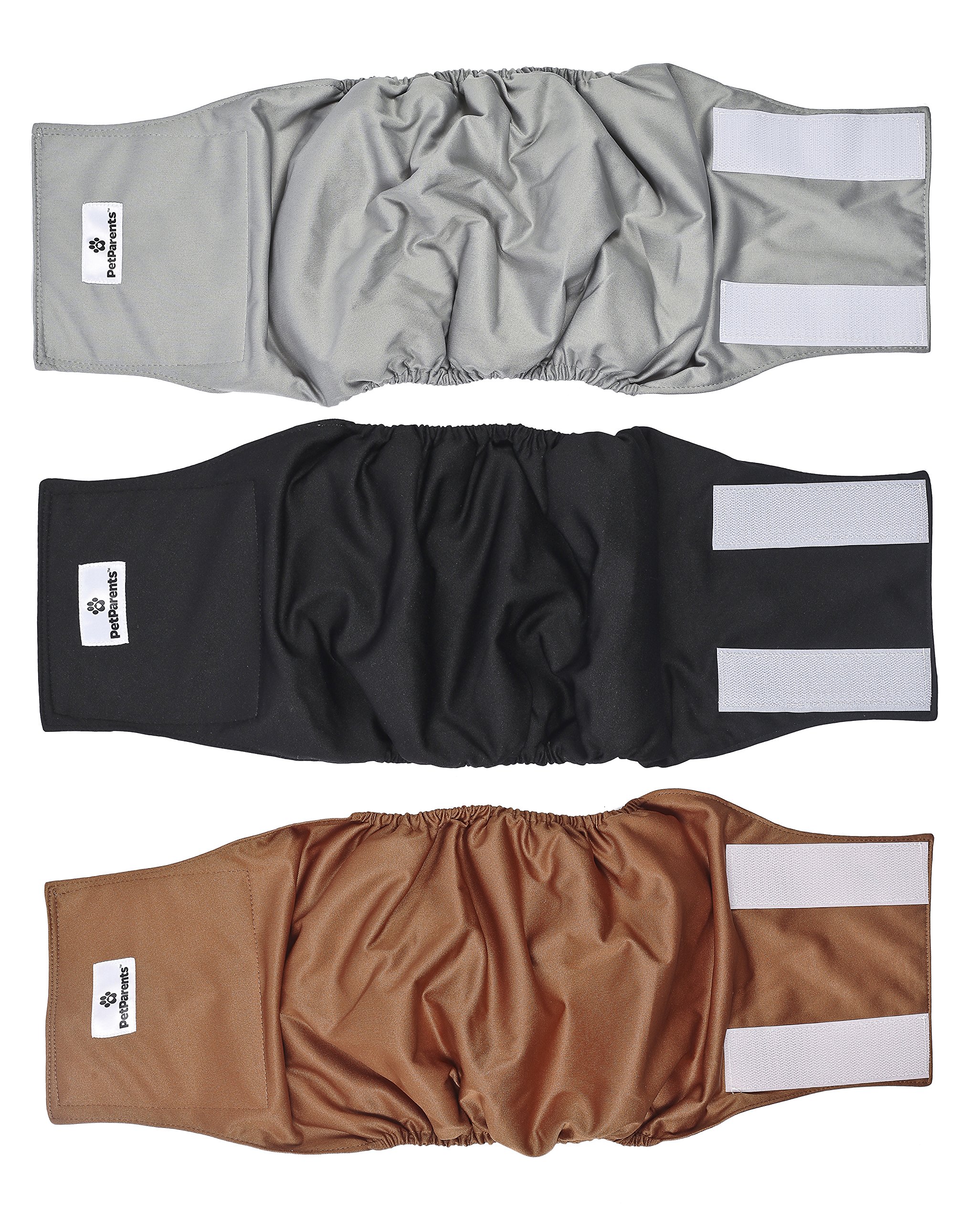 Happy Date Reusable Absorbent Wrap Diapers For Female Dogs, Washable