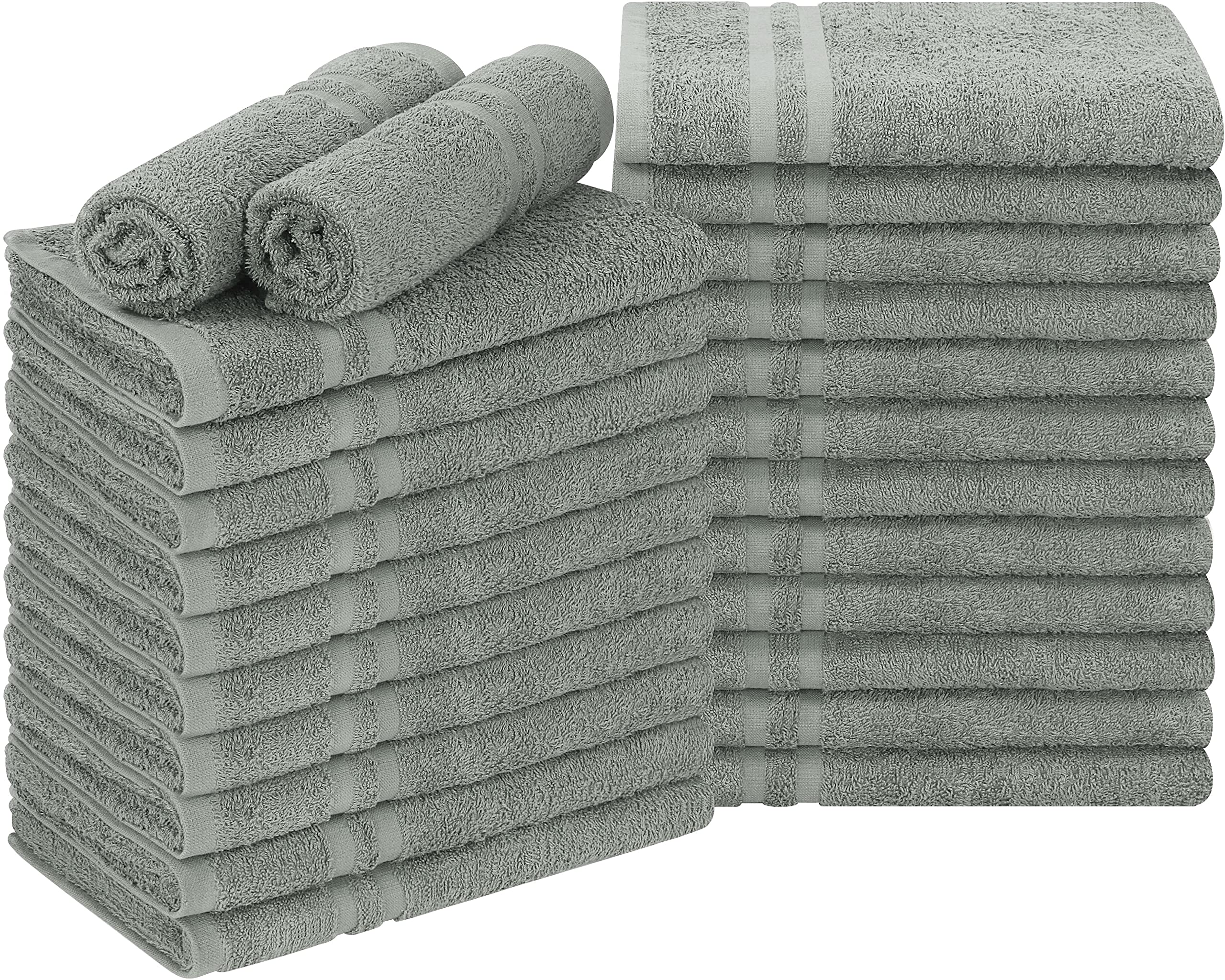 Utopia Towels Cotton Bleach Proof Salon Towels (16x27 inches) - Bleach Safe  Gym Hand Towel (24 Pack