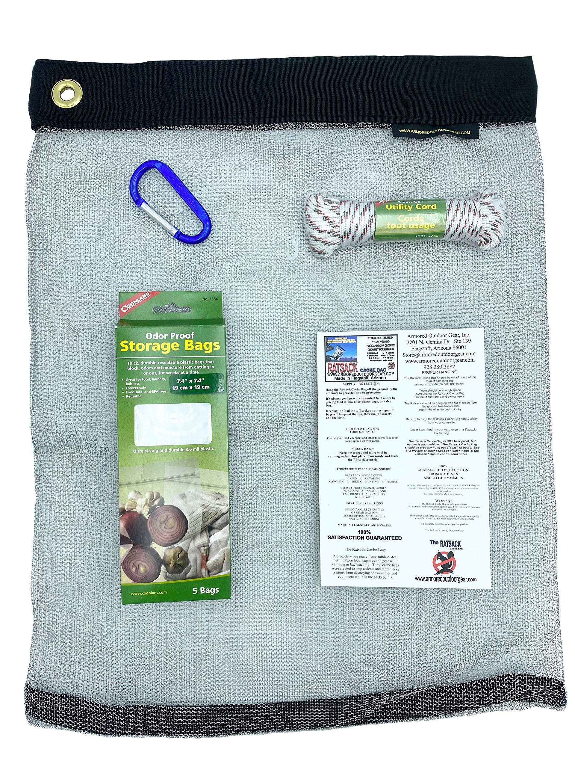 Ultralight Bear Bag (food bag) with Hanging Kit