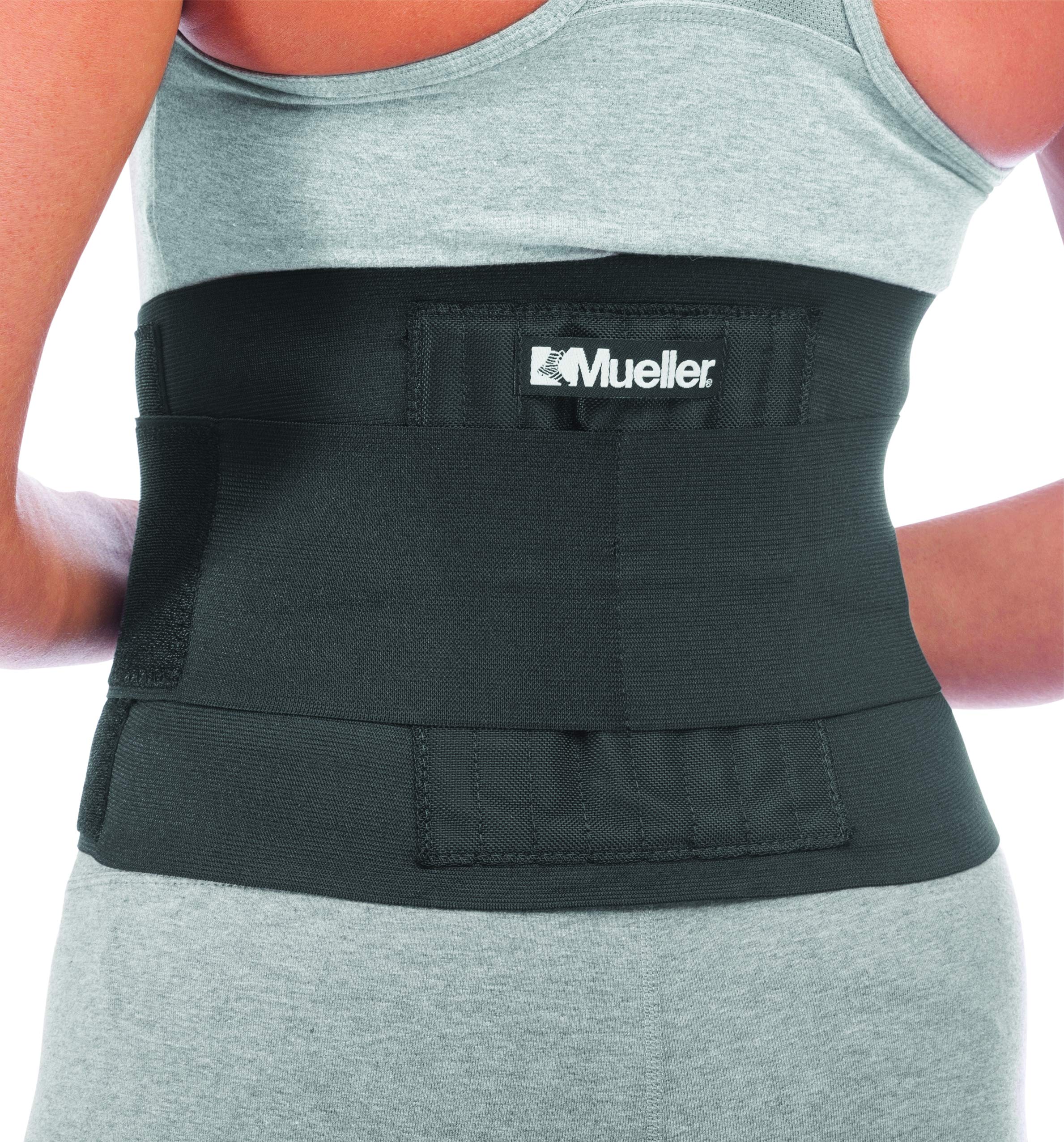 Mueller Back Support with Suspenders at