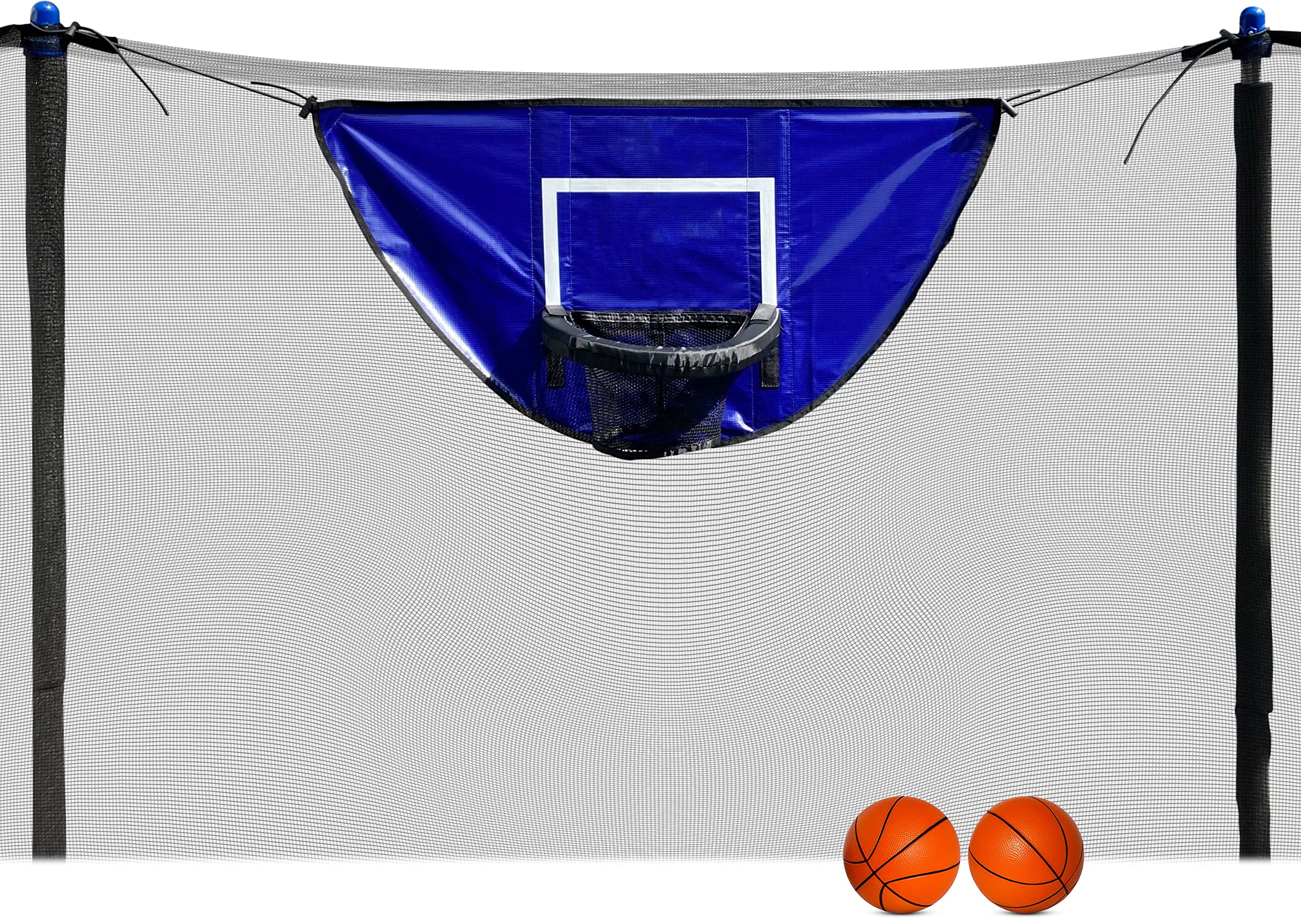 TOYMIS Trampoline Basketball Hoop, Breakaway Rim for Dunking Trampoline  Basketball Attachment with Mini Basketballs Trampoline Accessory for Kids