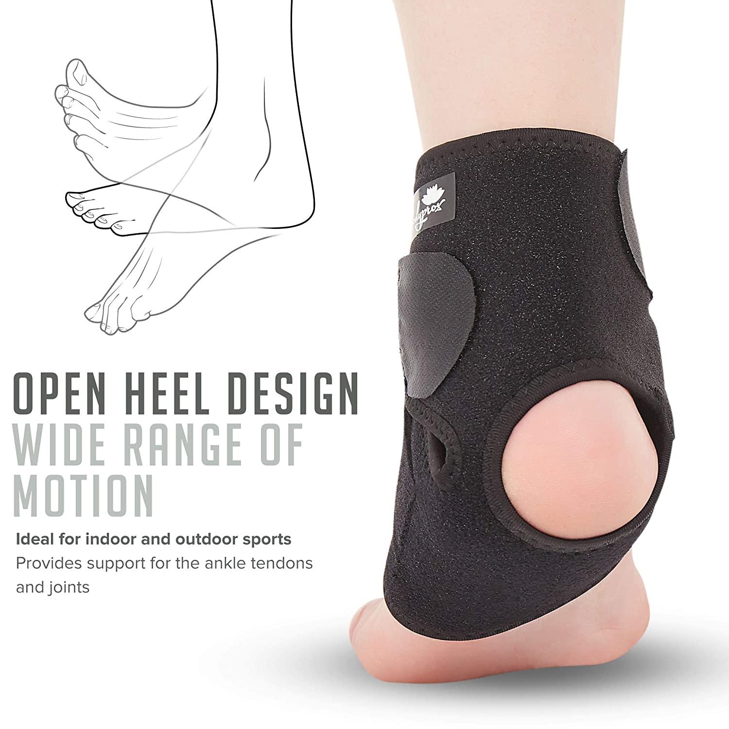 Uriel Open Heel Sleeve Ankle Support - FREE Shipping