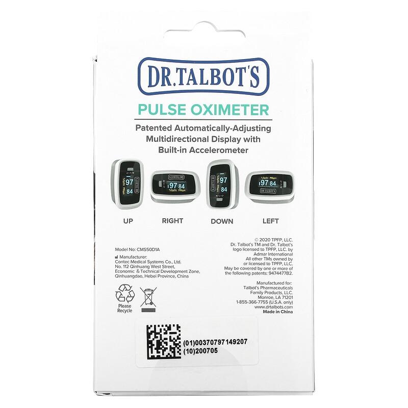 Dr. Talbot's Pulse Oximeter Black 1 Pulse Oximeter