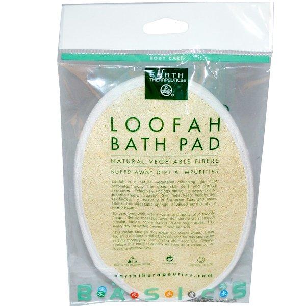 Earth Therapeutics Loofah Bath Pad Exfoliating and Refreshing Skin