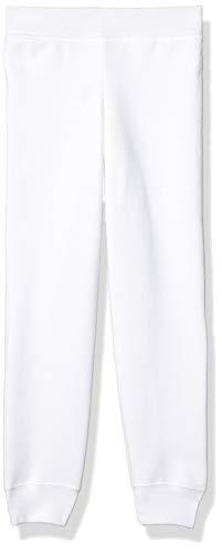 Hanes Girls' ComfortSoft EcoSmart Jogger Pants Large White