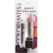 Color Mates Lipstick with Lipliner Pencil 62621 Ginger Spice