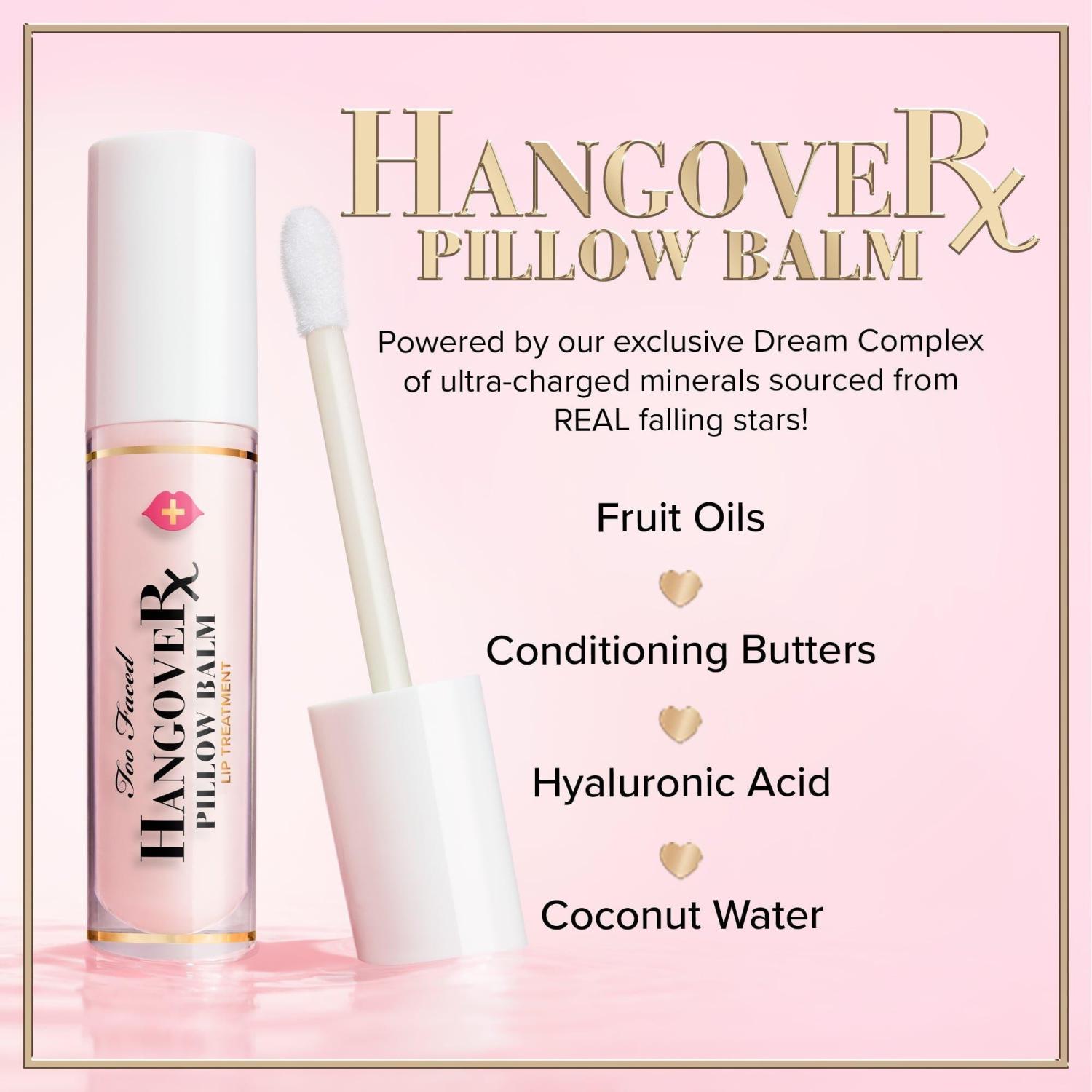 Too Faced Hangover Pillow Balm Ultra-Hydrating Lip Balm Pink