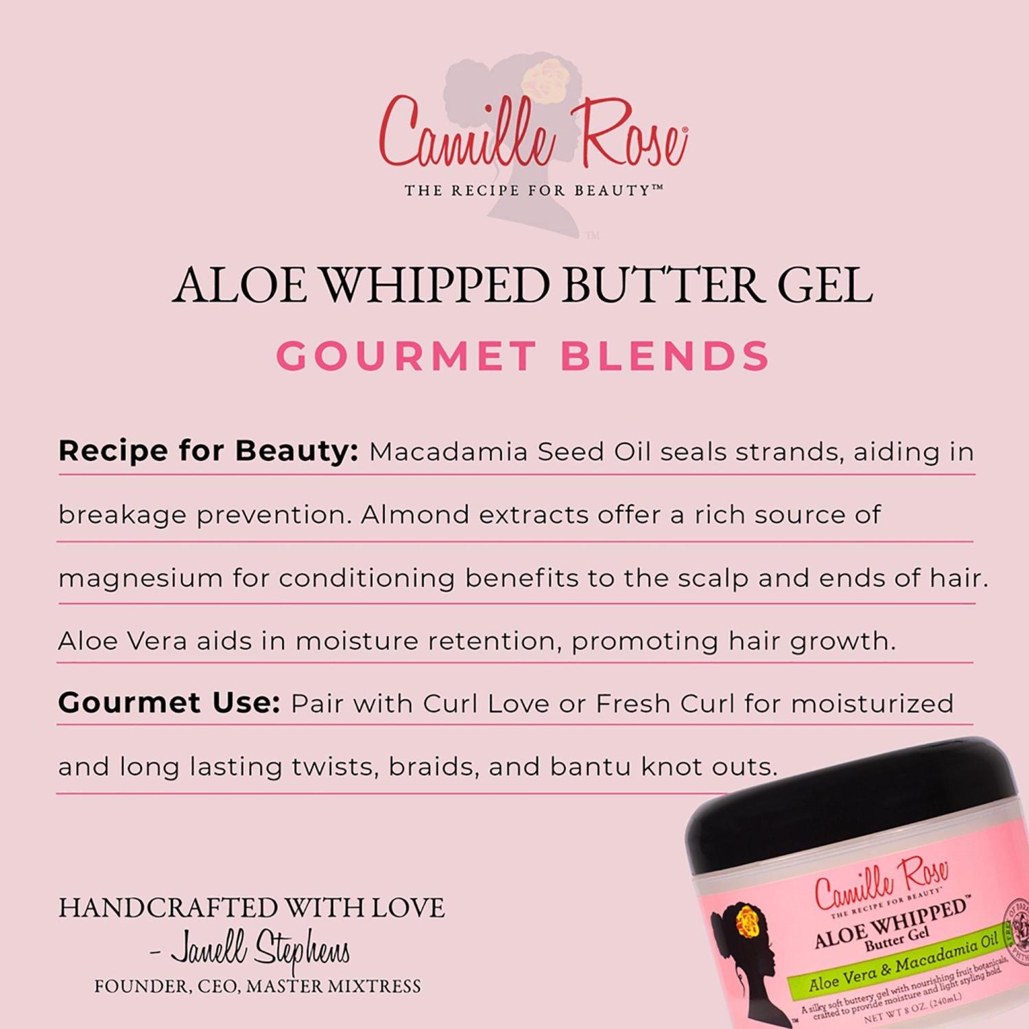 Camille Rose Aloe Whipped Butter Gel 8.0 oz - Discover Premium Quality Shop  now! | Buy Now with Express International Delivery | GoSupps.com