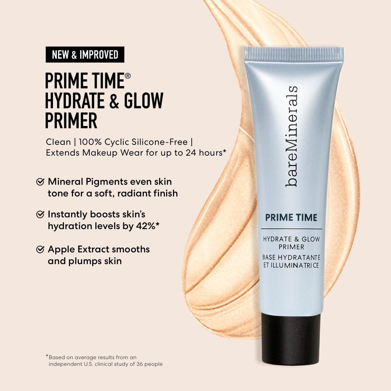 bareMinerals PRIME TIME Hydrate & Glow Primer - Discover
