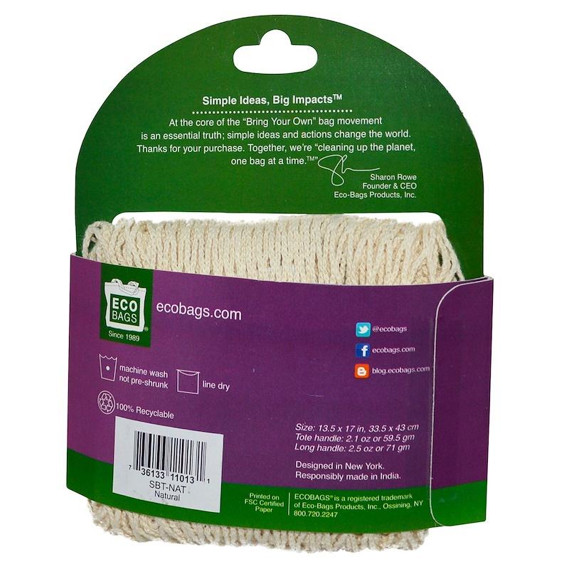 ECOBAGS Market Collection String Bag Tote Handle 10