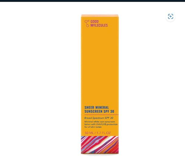 Mineral Broad Spectrum SPF 30 Sunscreen. Formulated with Grapeseed Oil