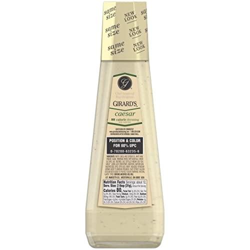 Girard's Light Caesar Dressing 12 Oz Pack of 3 Delicious and