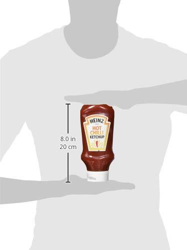 Heinz Hot Chili Ketchup - 10 x 500ml Upside Down Bottle | Spicy Ketchup ...